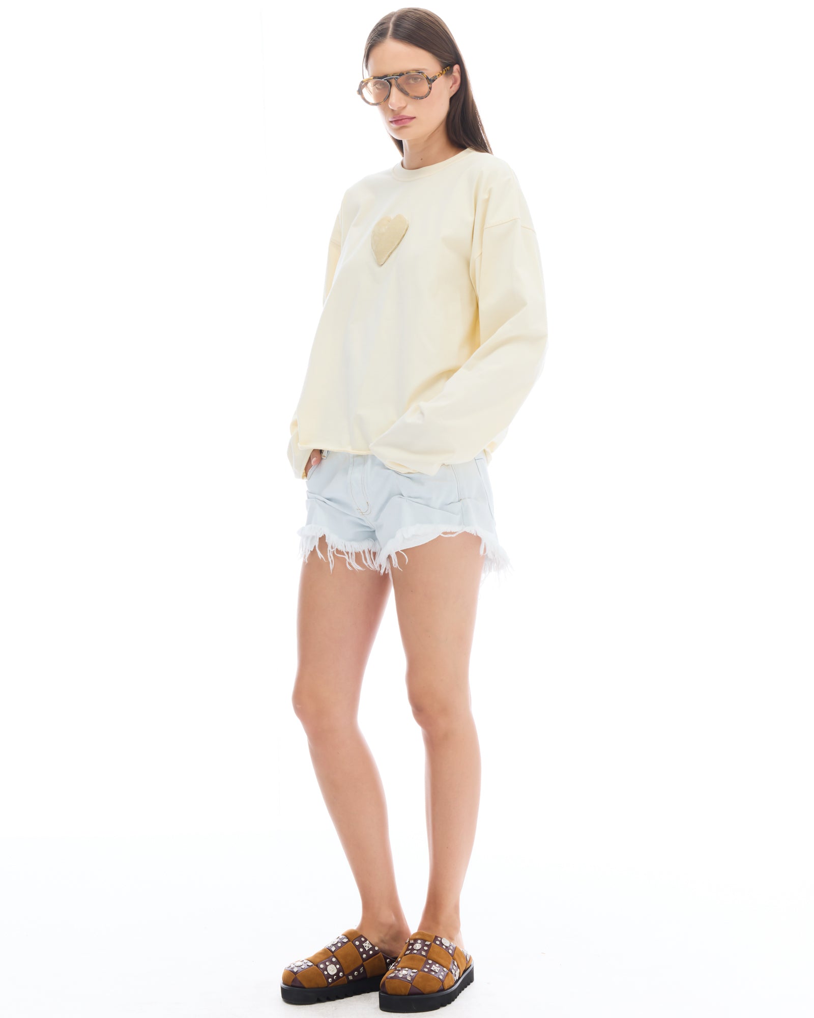 We Love Velvet Heart Long Sleeve Tee