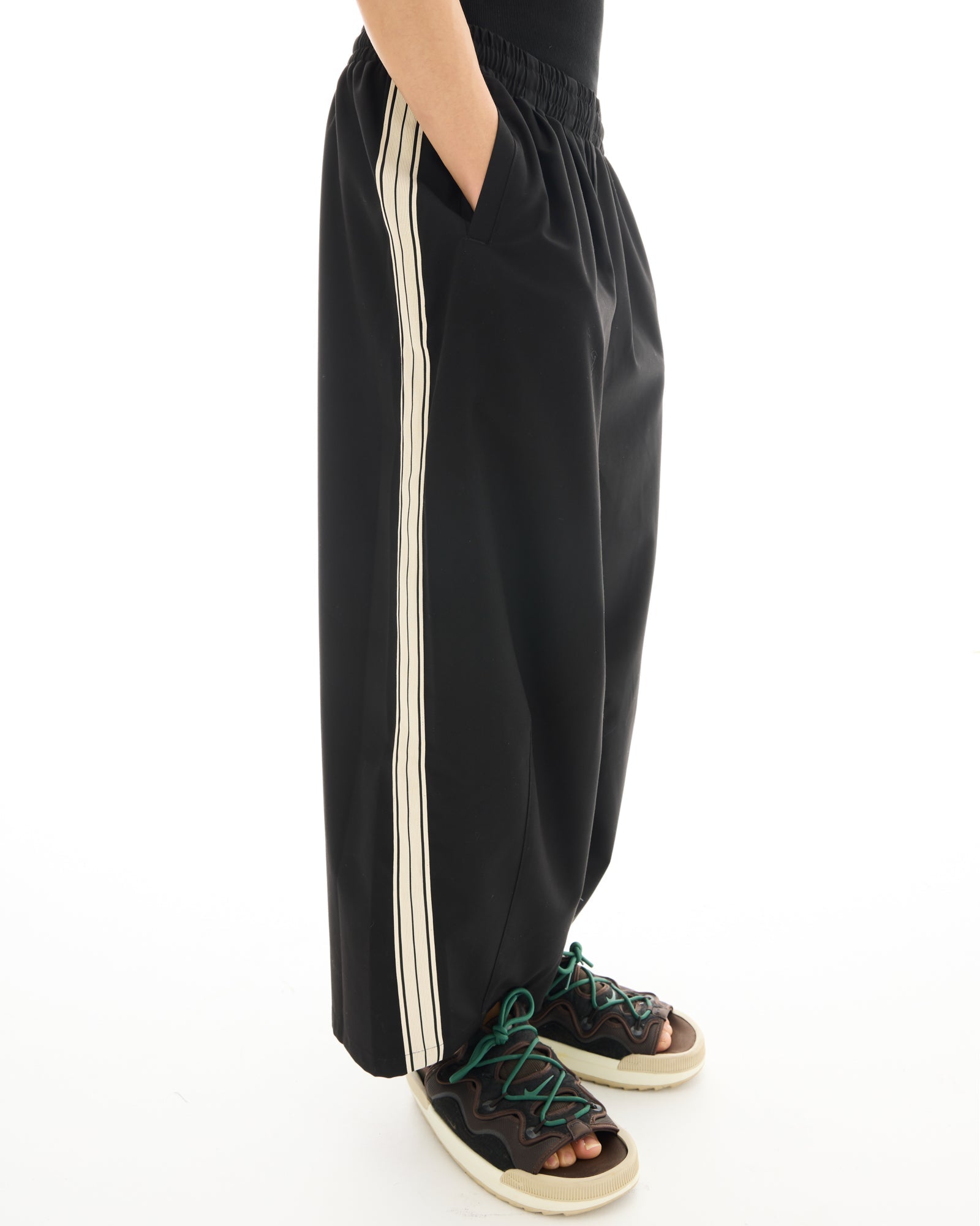 The Suited Harajuku Black Track Pant THE TALES