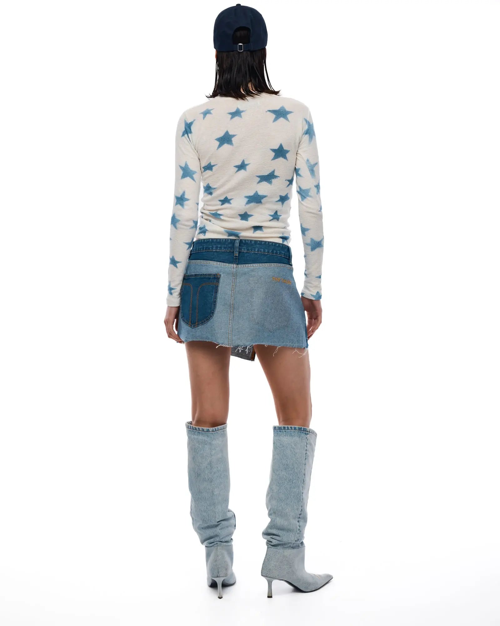 Smudge Star Hemp Ruched Top by THE TALES - product photo