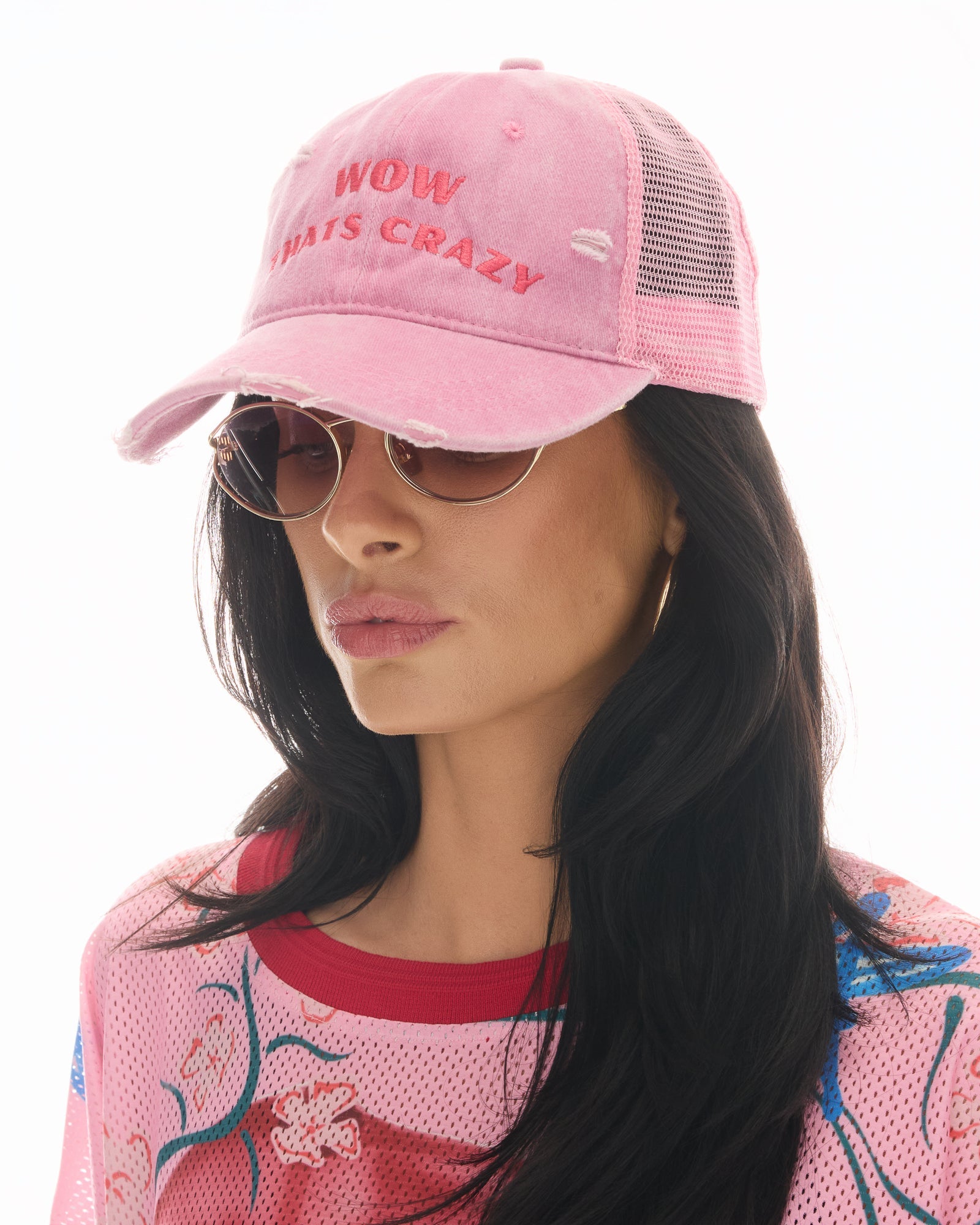 Wow Thats Crazy Trucker Cap by THE TALES - back view
