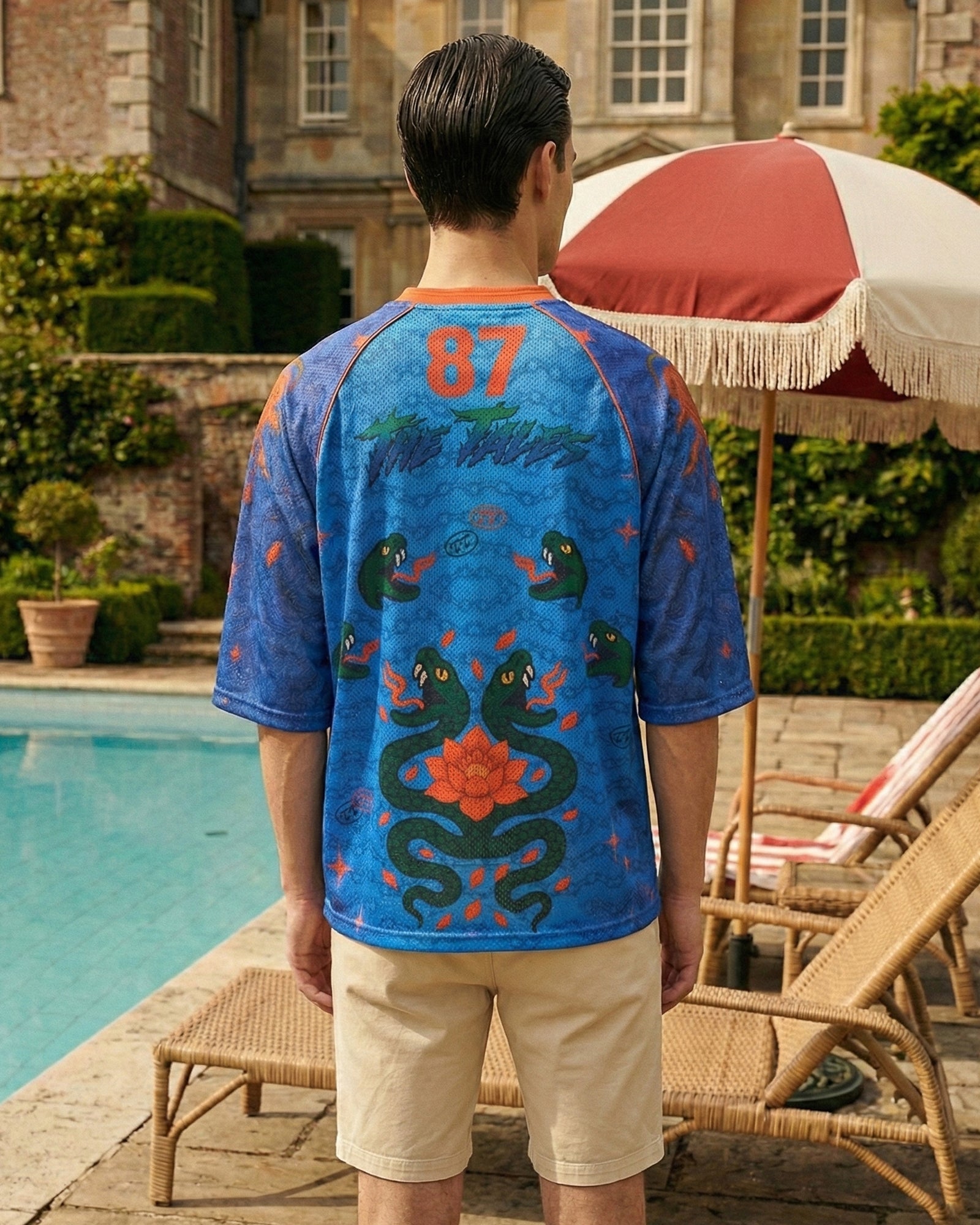 Salvador Track Club Football Jersey by THE TALES - side view