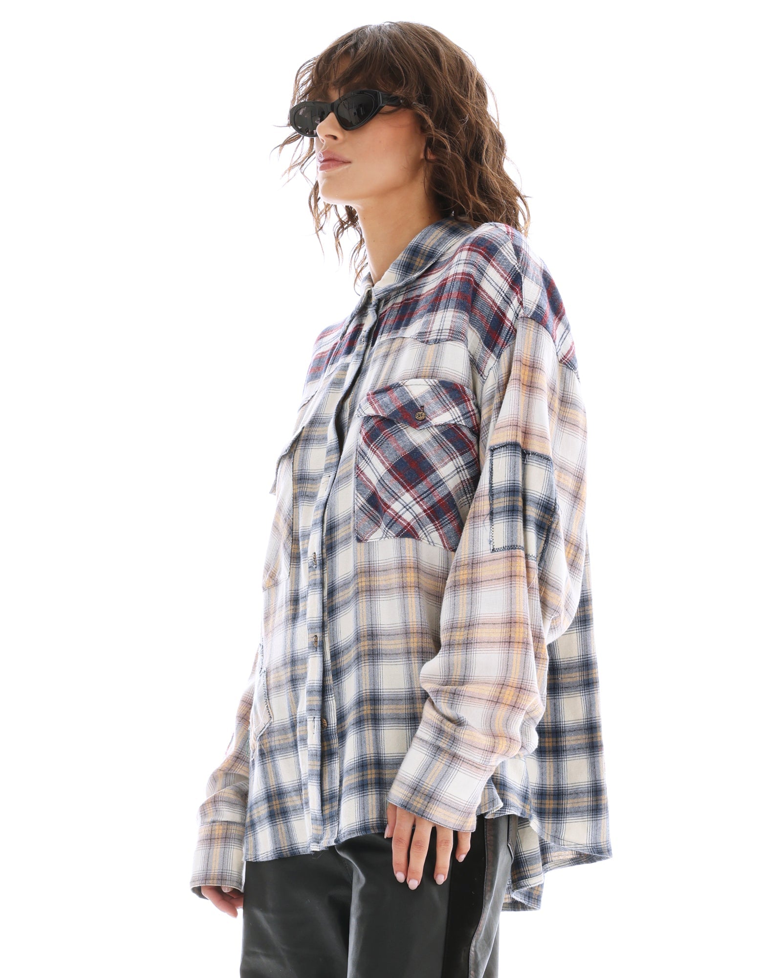 Patched Up Western Shirt by THE TALES - product photo