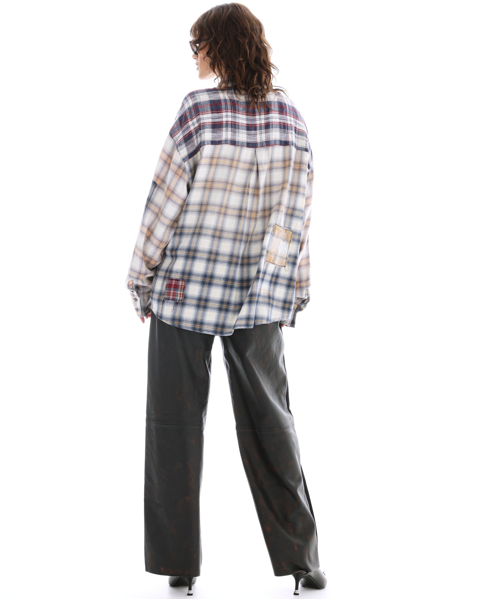 Patched Up Western Shirt by THE TALES - back view