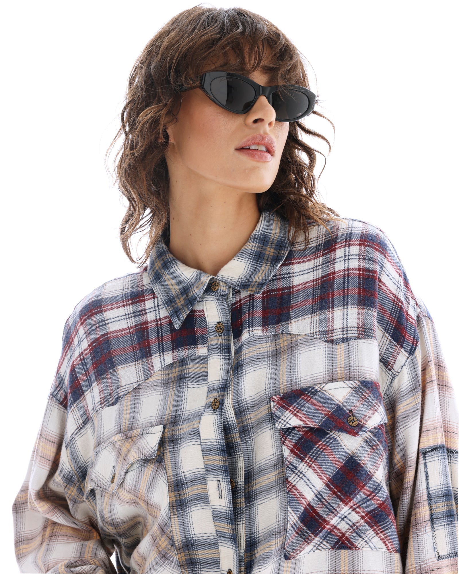 Patched Up Western Shirt by THE TALES - product photo