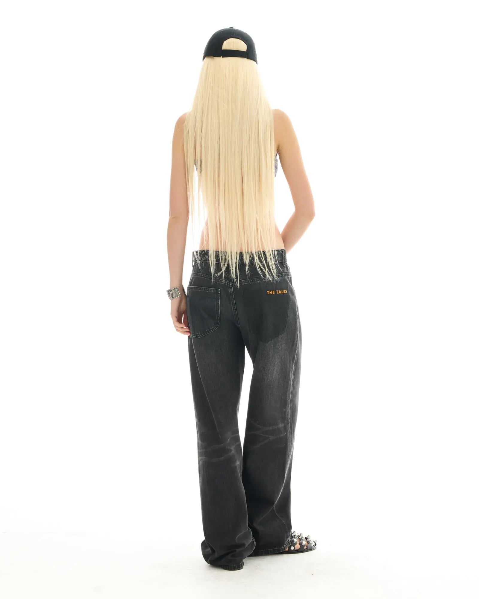 The Tales Rolled Waist Denim jean THE TALES