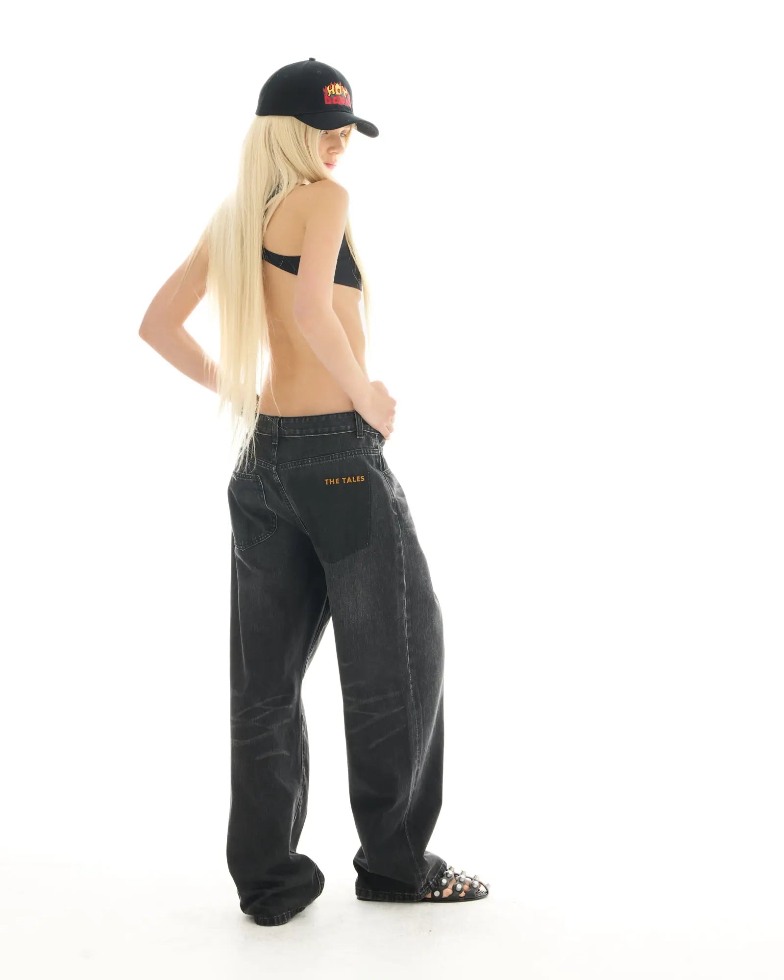 The Tales Rolled Waist Denim jean THE TALES