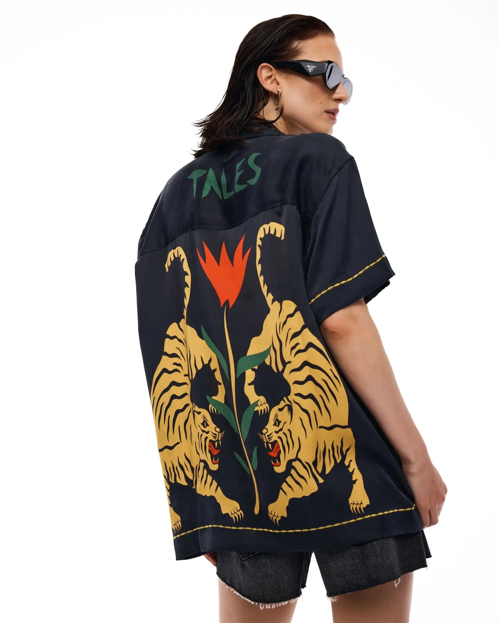 Crouching Tiger Silk Shirt THE TALES