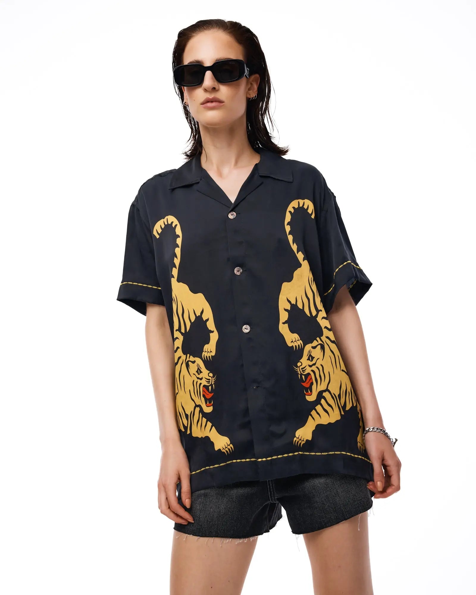 Crouching Tiger Silk Shirt THE TALES