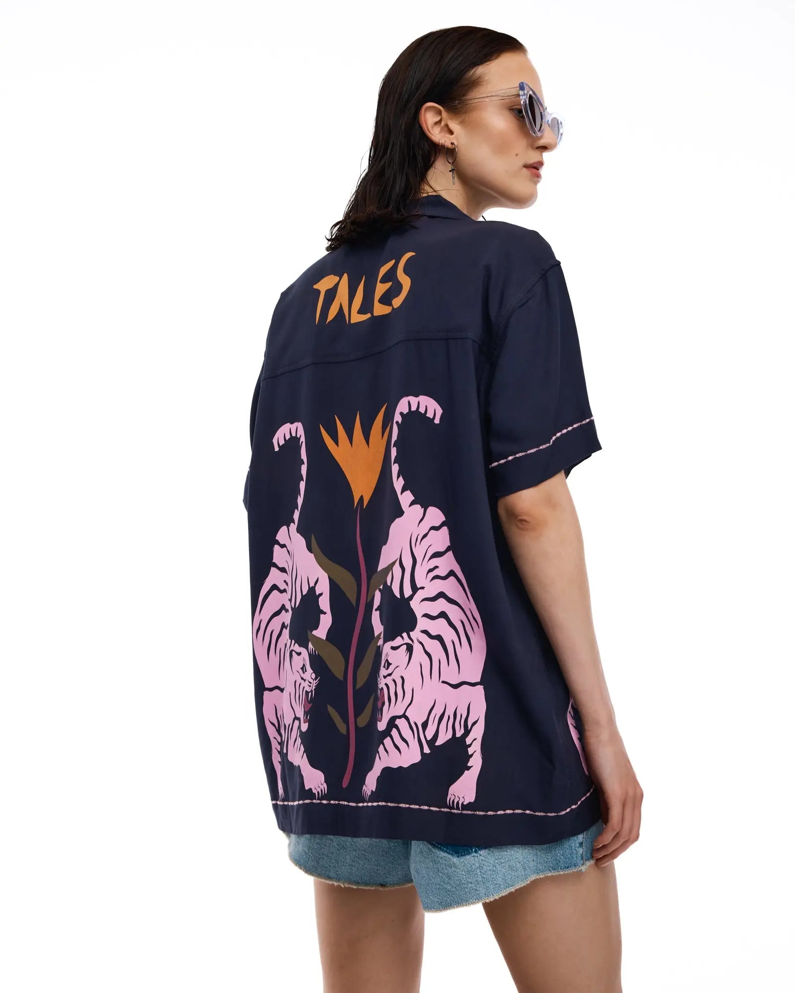 Crouching Tiger Camp Shirt by THE TALES - product photo