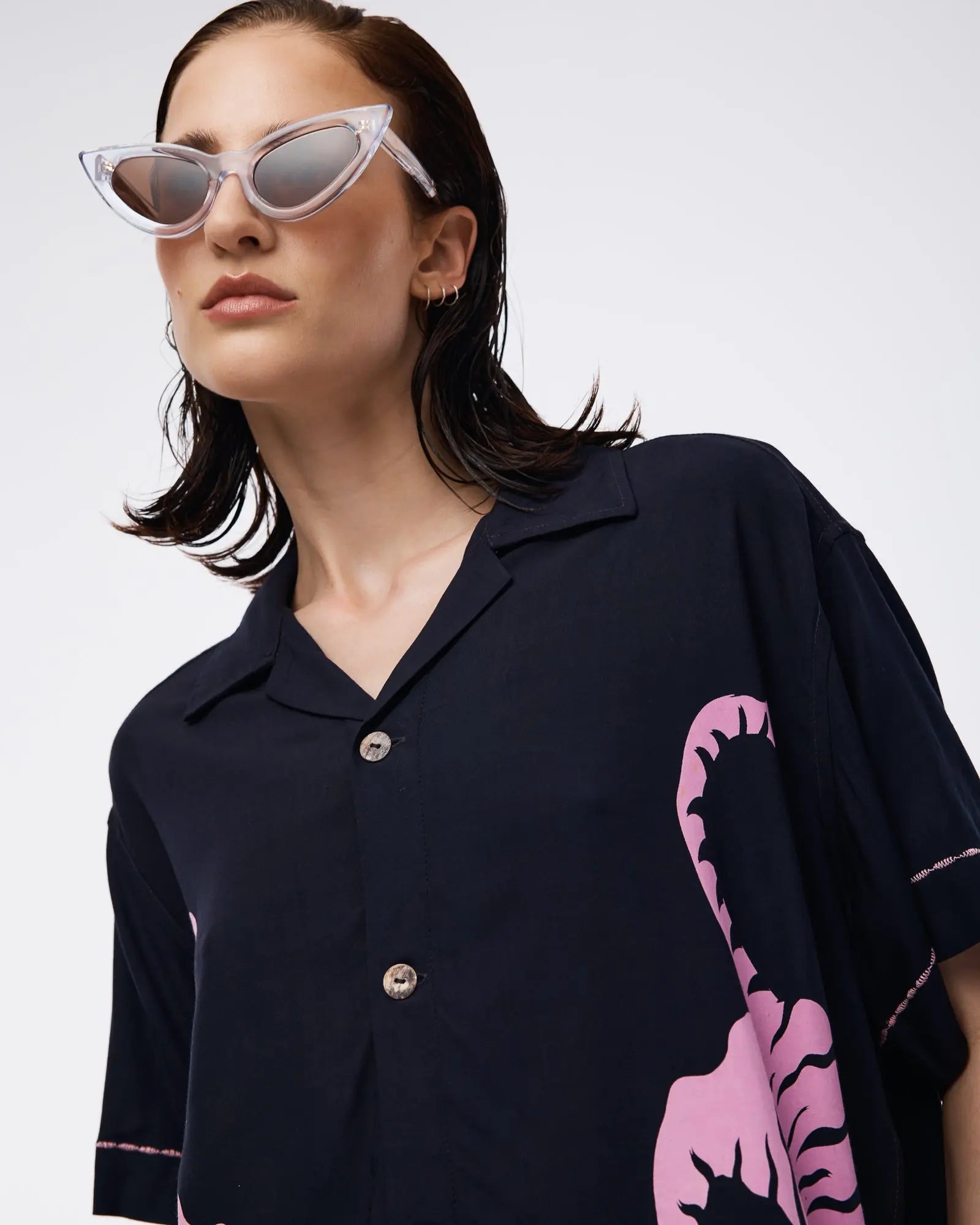 Crouching Tiger Camp Shirt by THE TALES - product photo