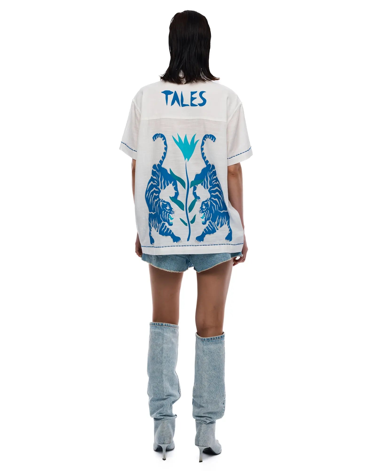 Crouching Tiger Shirt by THE TALES - editorial shot