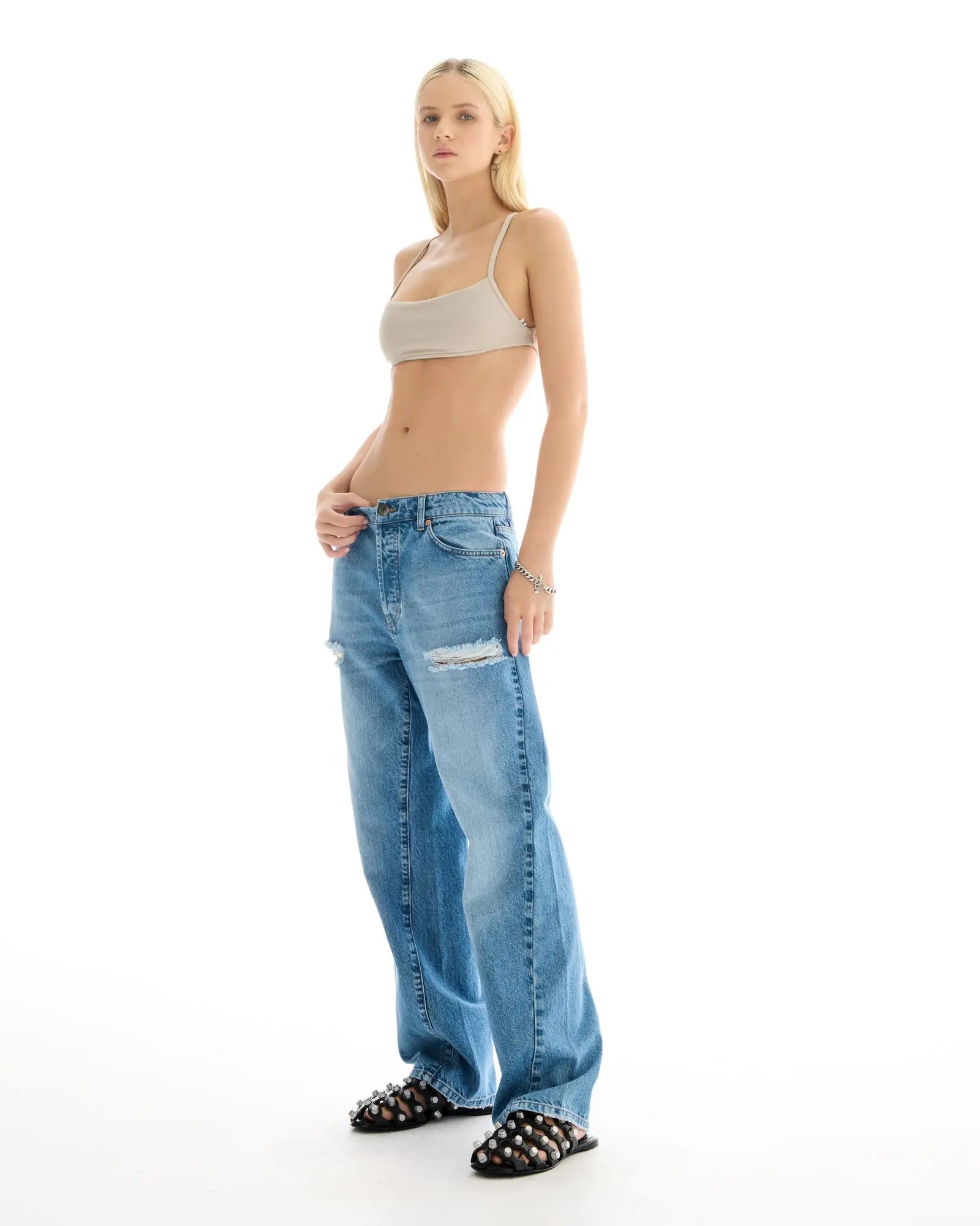 Old Faithful Twisted Seam Jeans by THE TALES - product photo