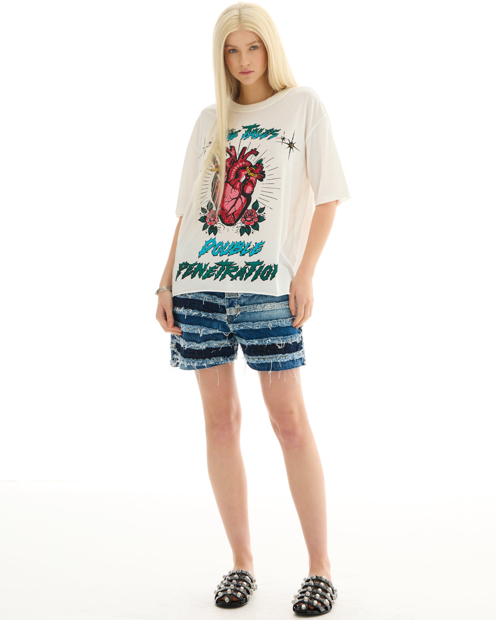 The Double Penetration Tee by THE TALES - detail view
