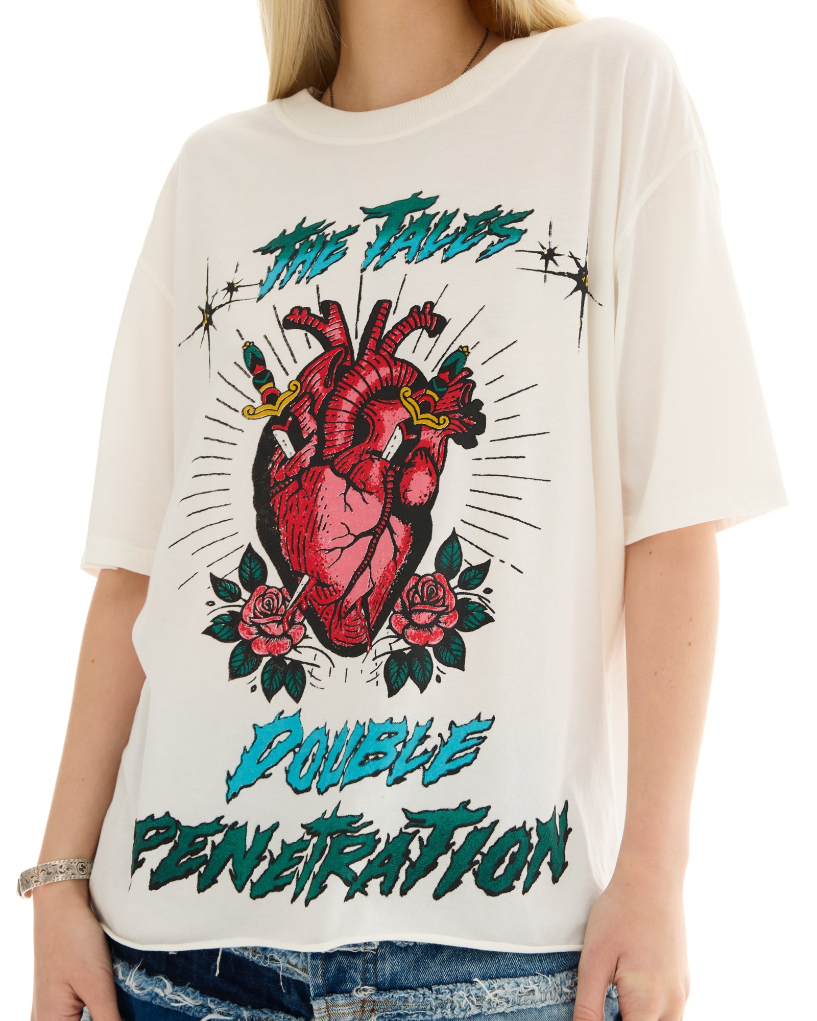 The Double Penetration Tee by THE TALES - side view