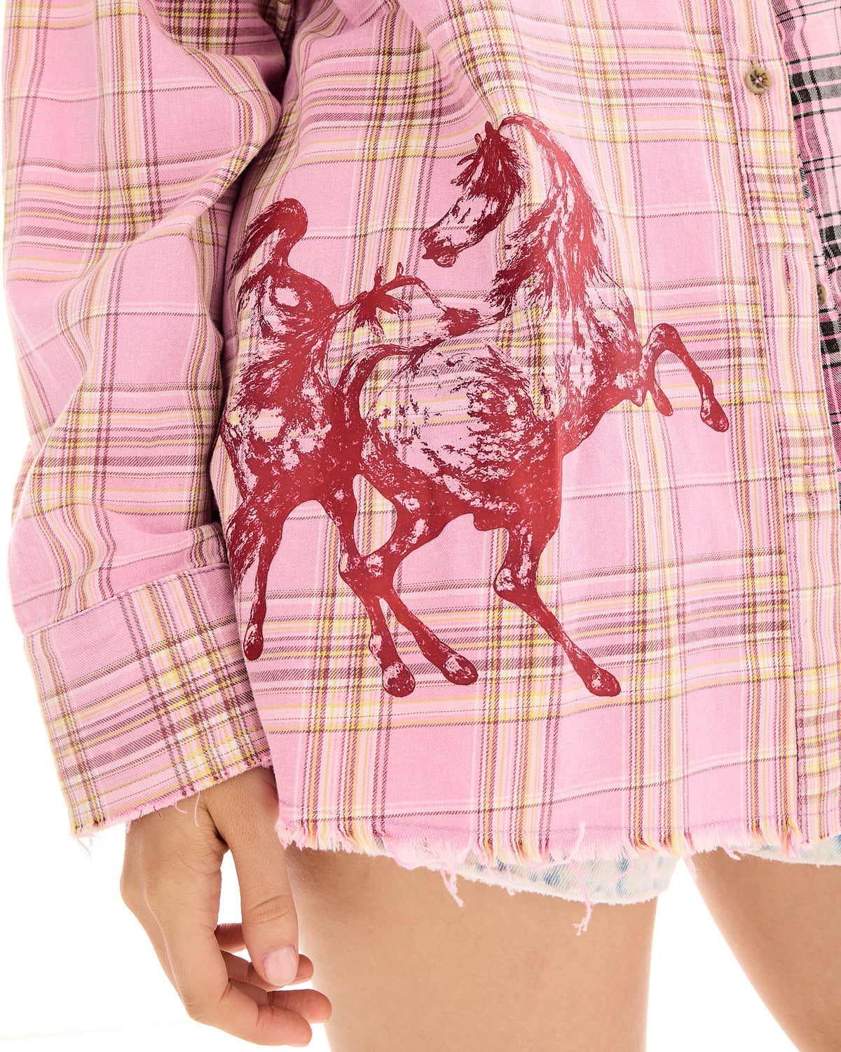 Rodeo Willow Destroyed Check Shirt