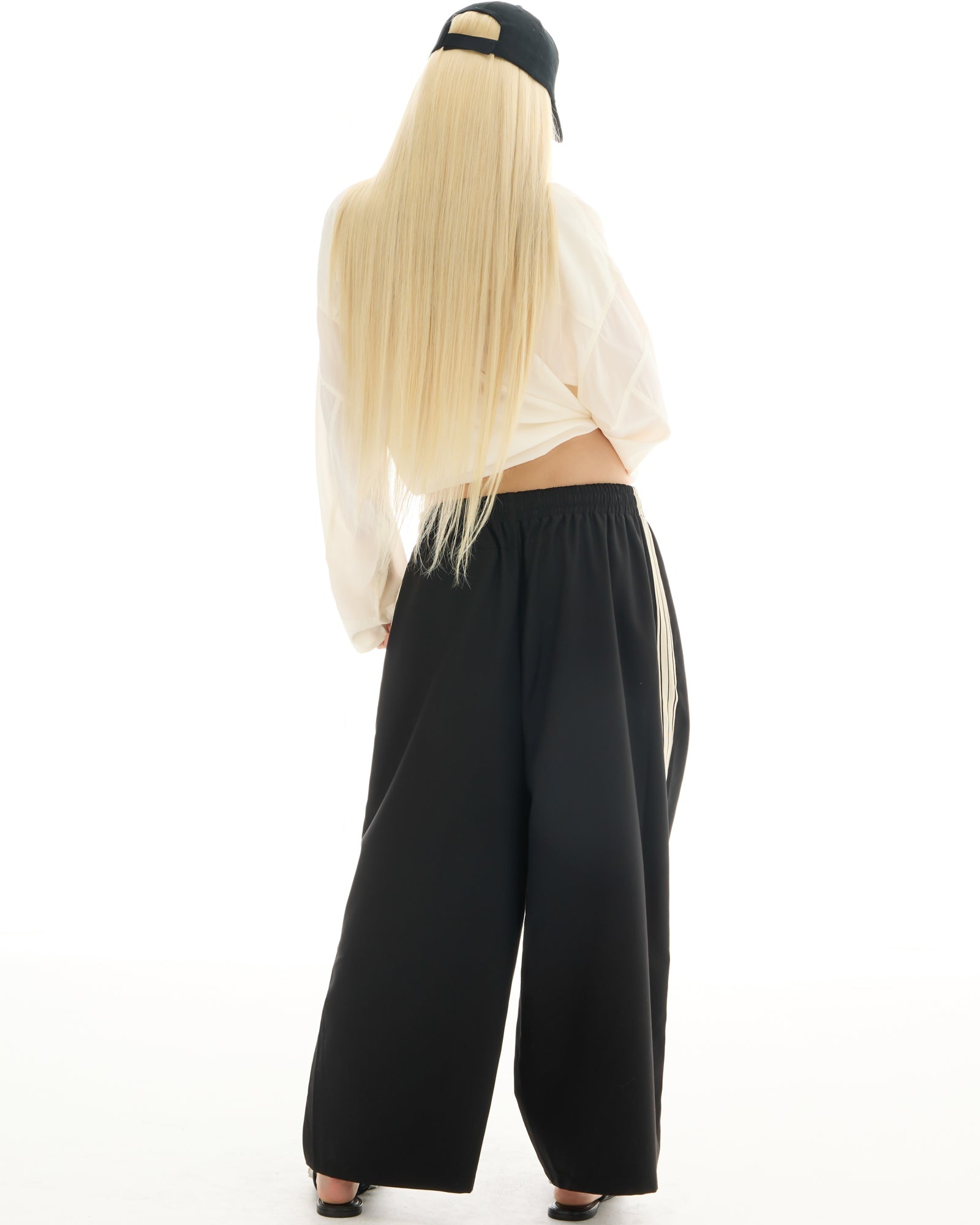 The Suited Harajuku Black Track Pant THE TALES