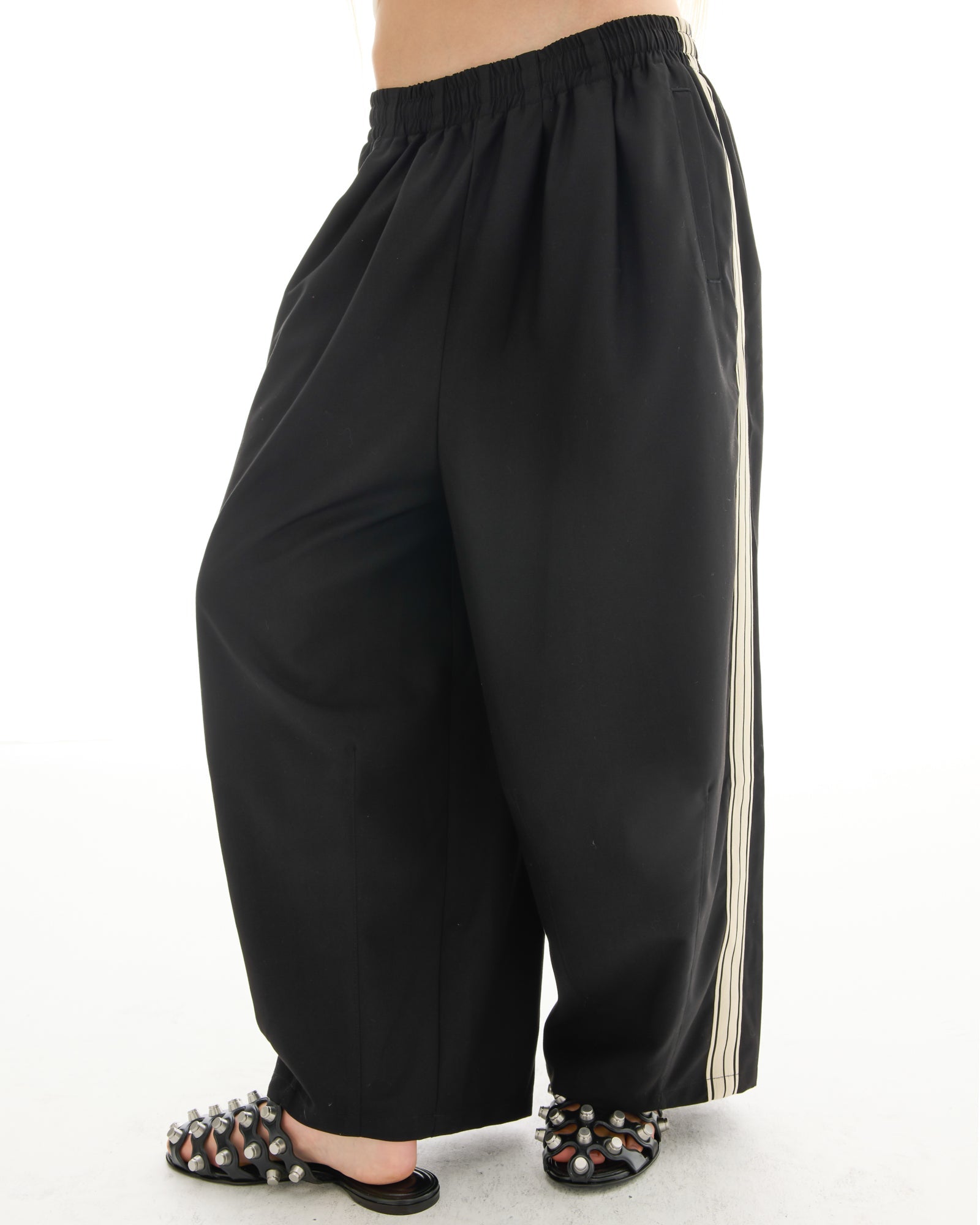The Suited Harajuku Black Track Pant THE TALES