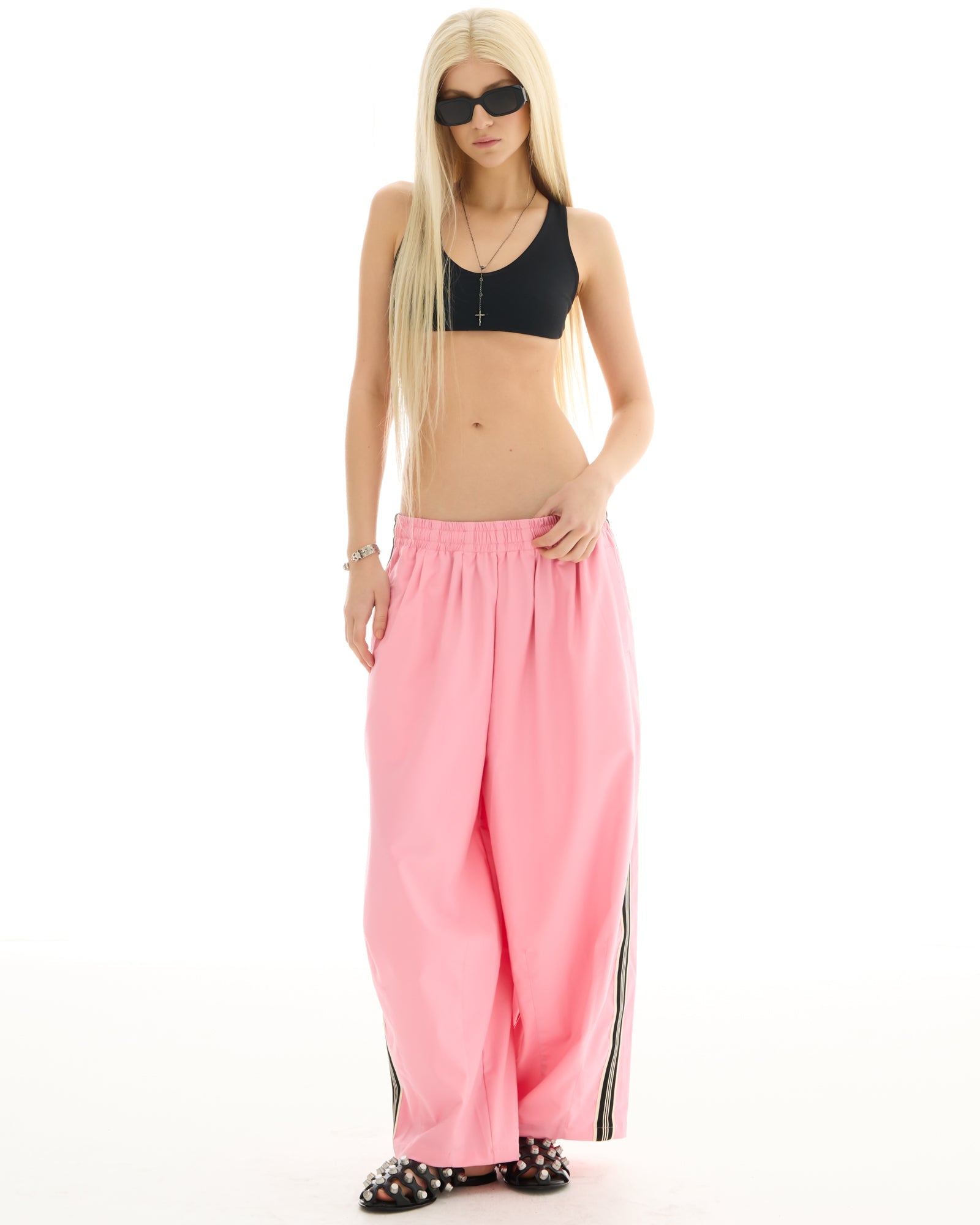 The Suited Harajuku Pink Track Pant THE TALES