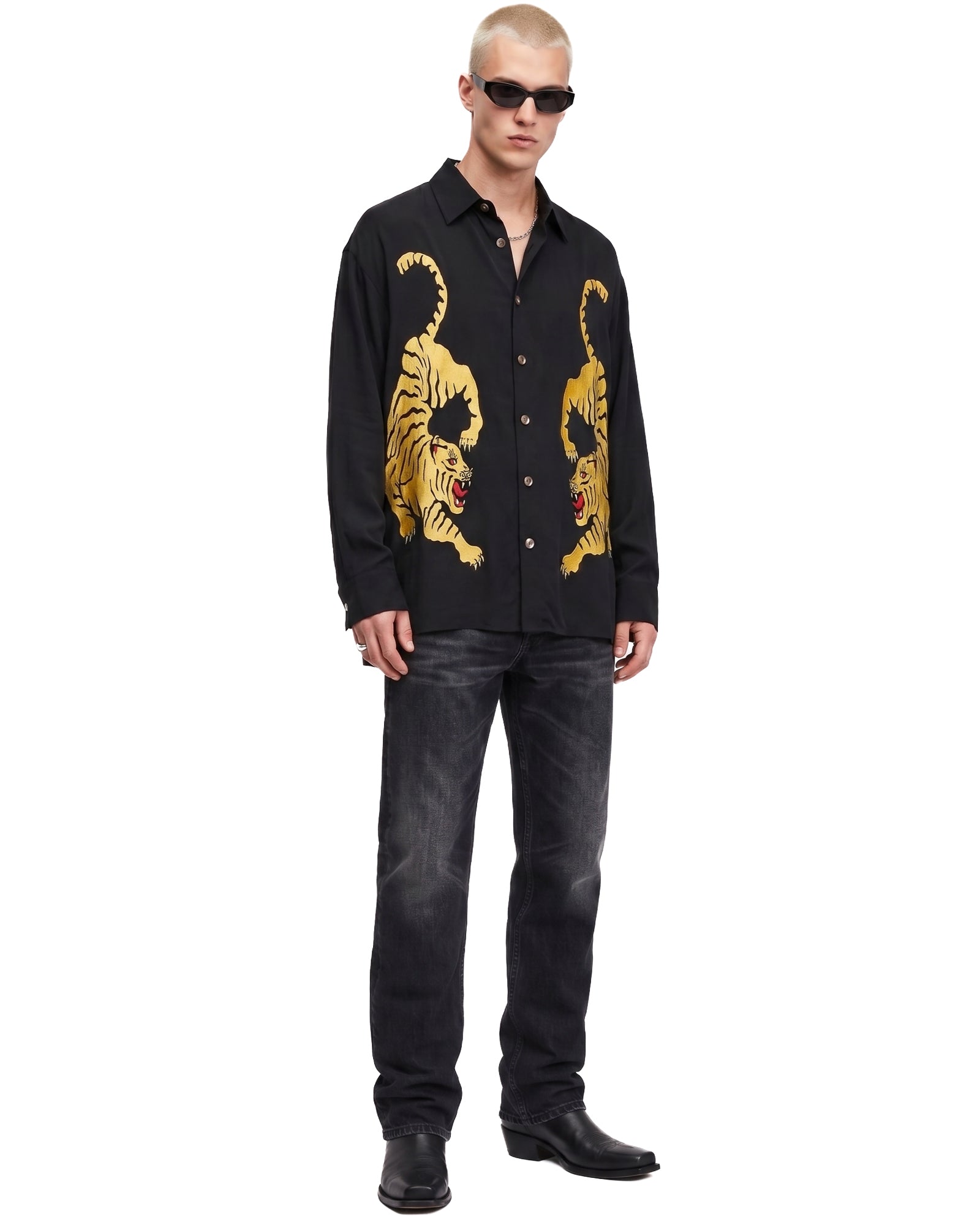 Crouching Tiger Long Sleeve Shirt