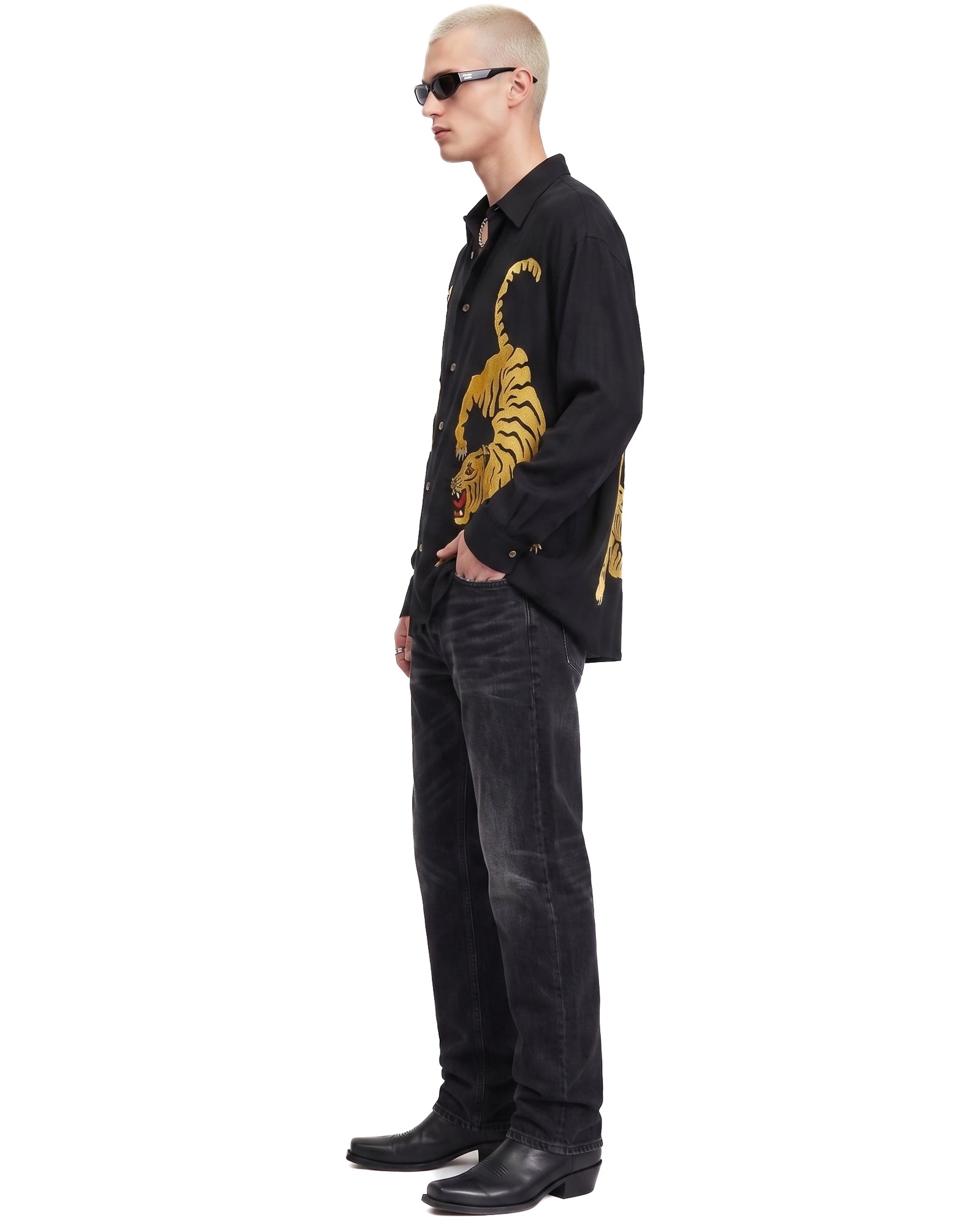 Crouching Tiger Long Sleeve Shirt