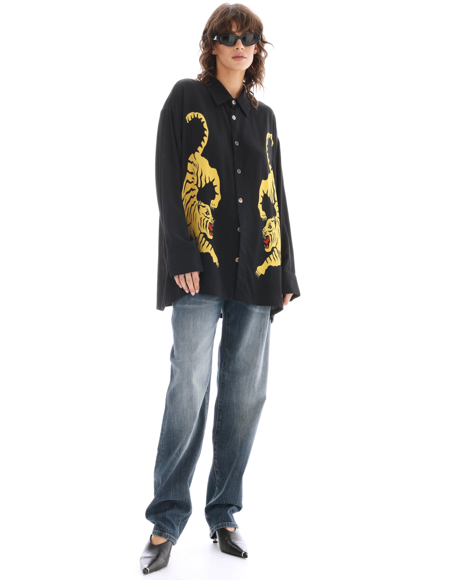 Crouching Tiger Long Sleeve Shirt