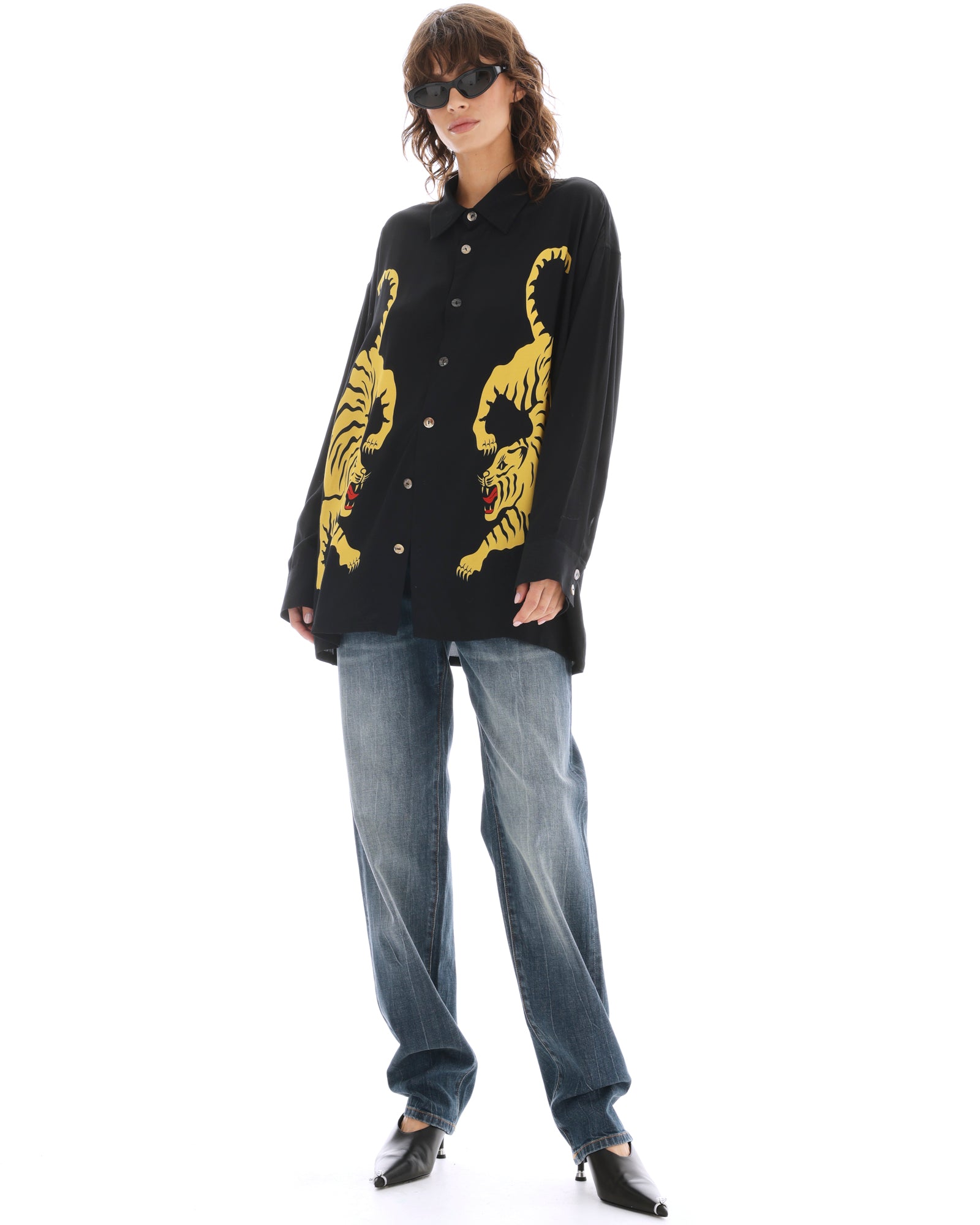Crouching Tiger Long Sleeve Shirt