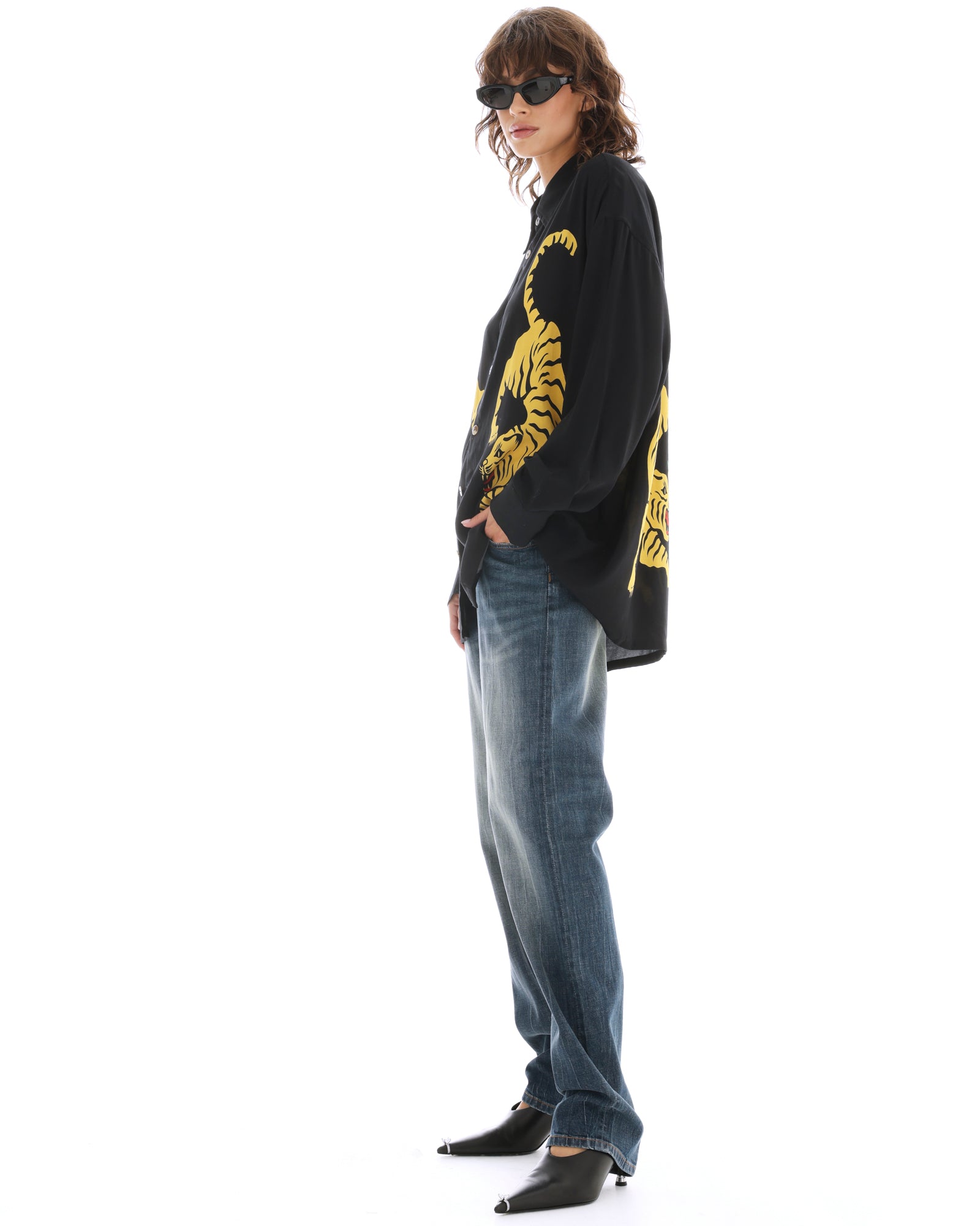 Crouching Tiger Long Sleeve Shirt