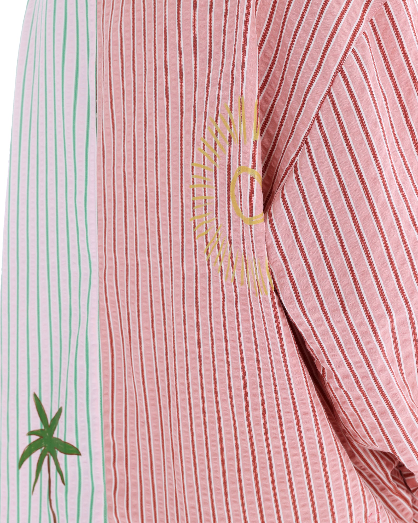 Half N Half Illustrated Soleil Stripe Shirt
