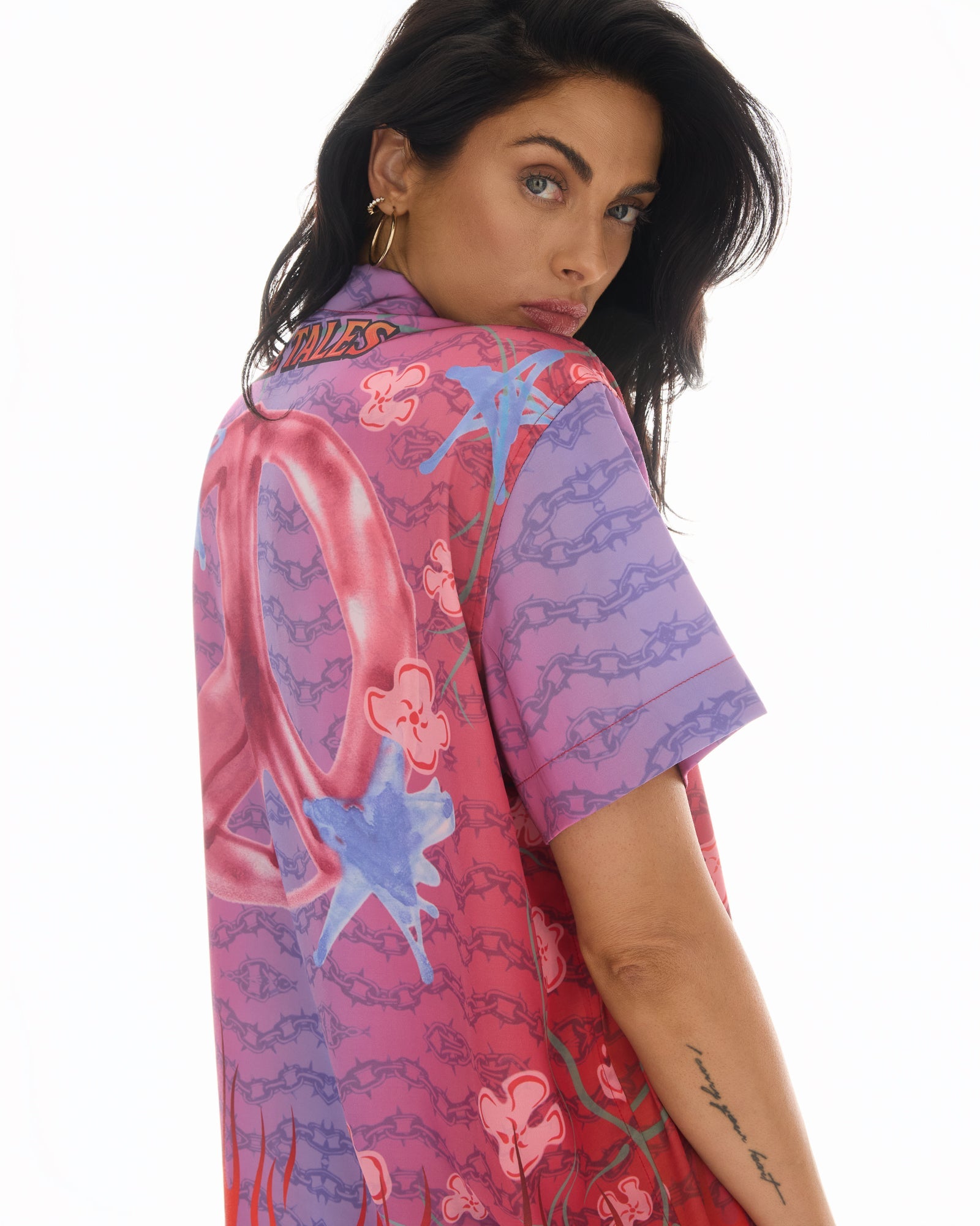 Chained Peace Camp Shirt by THE TALES - product photo
