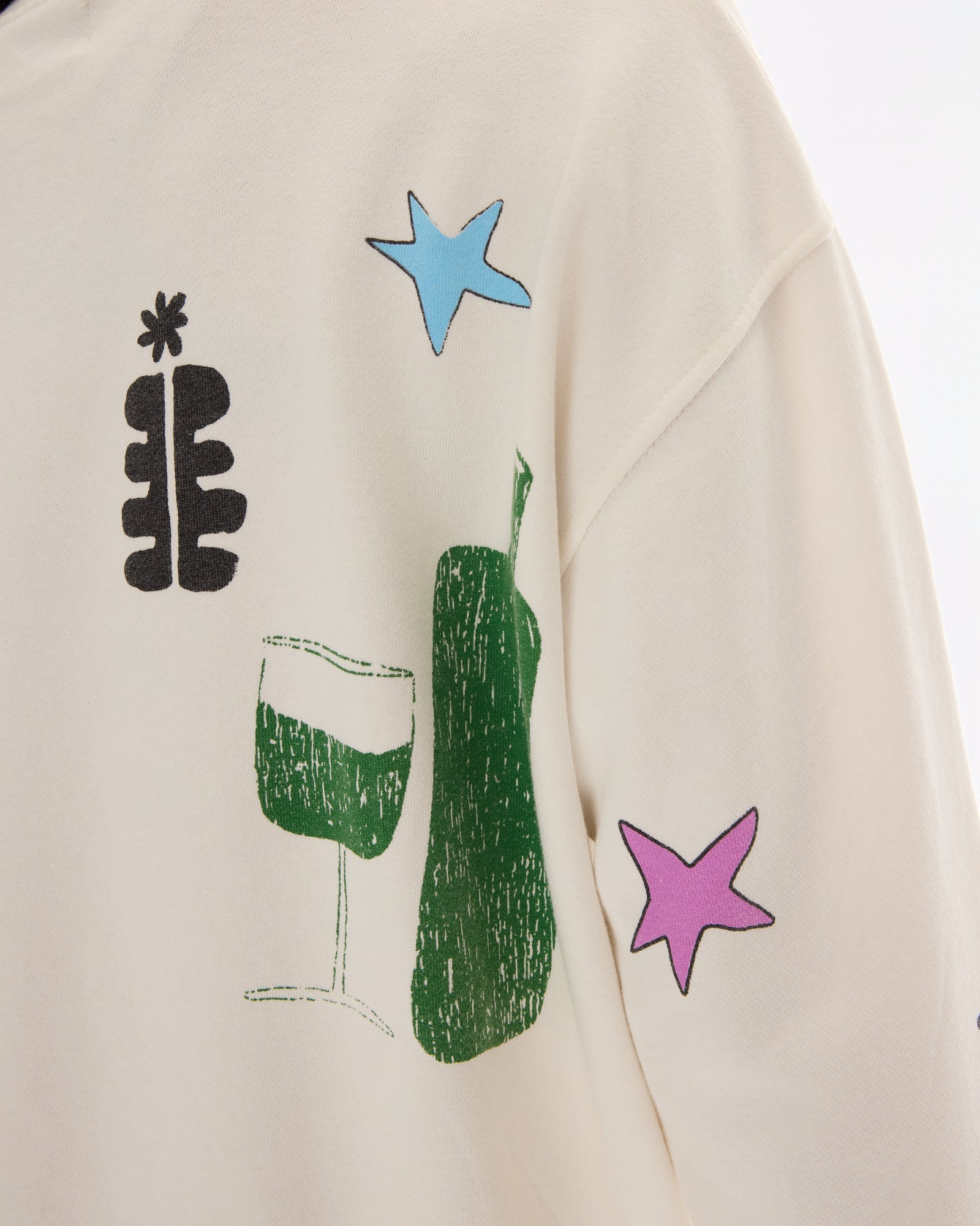 Illustrated Postcards Sweater THE TALES
