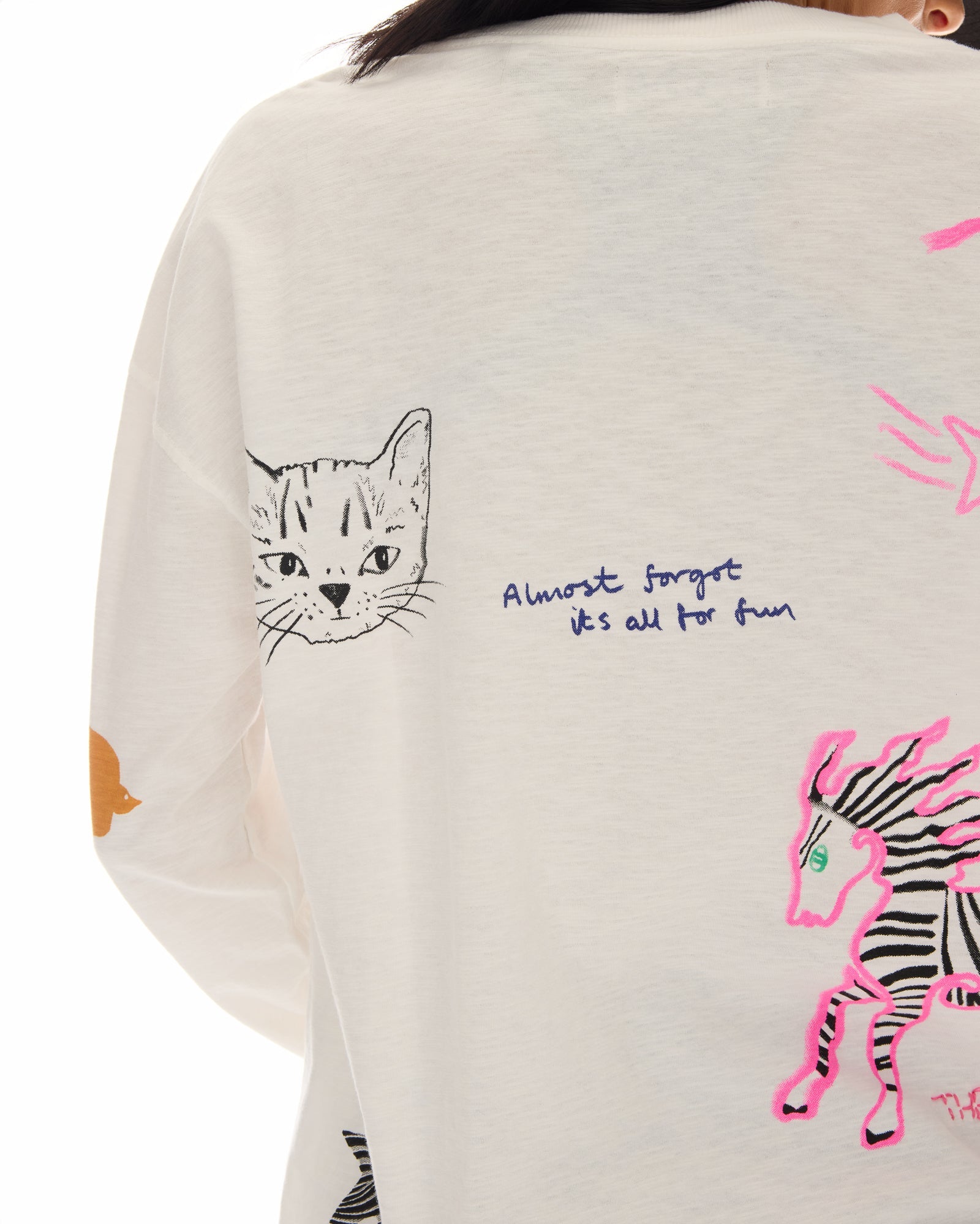 The Animal Illustrated Long Sleeve Tee by THE TALES - product photo