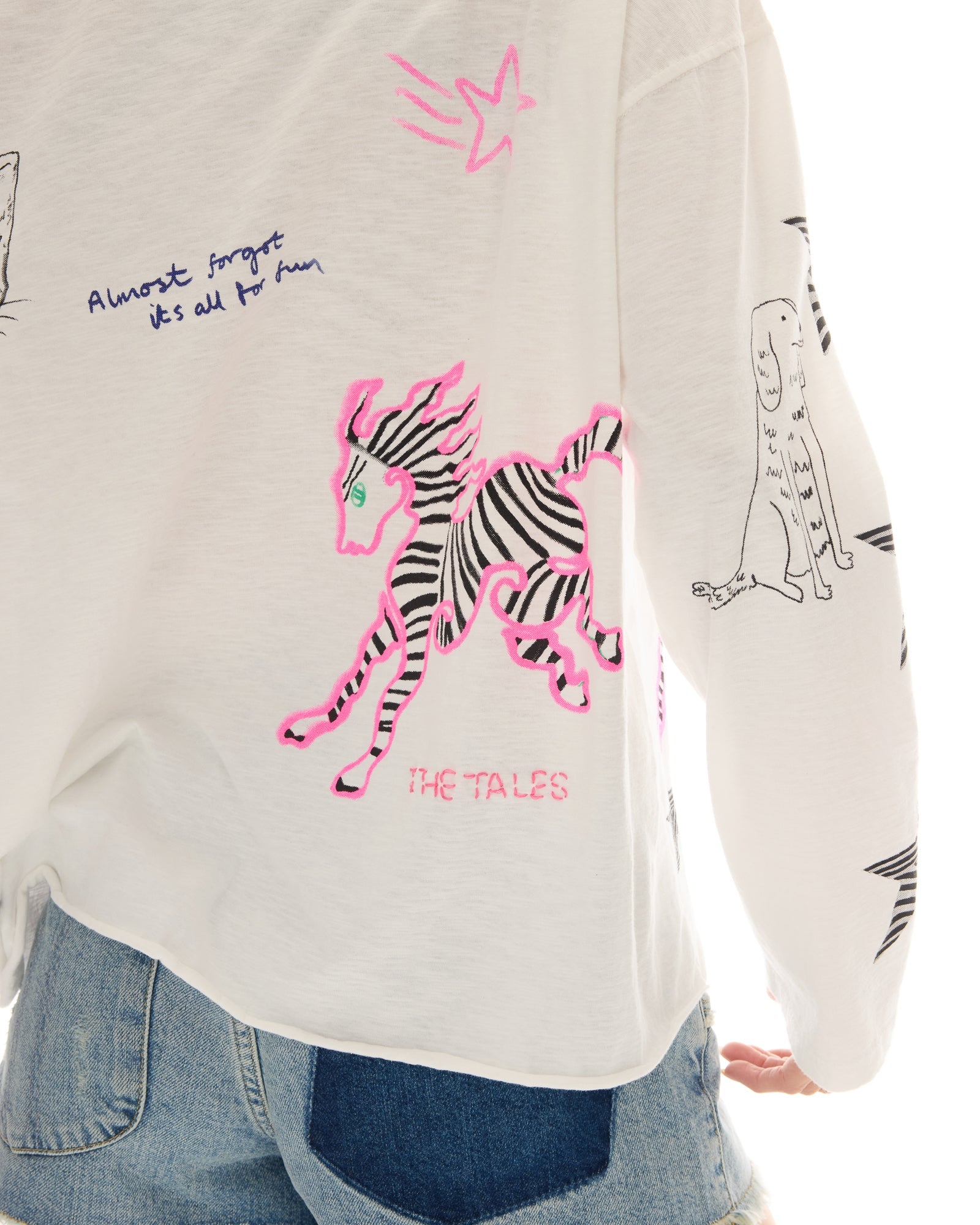 The Animal Illustrated Long Sleeve Tee by THE TALES - product photo