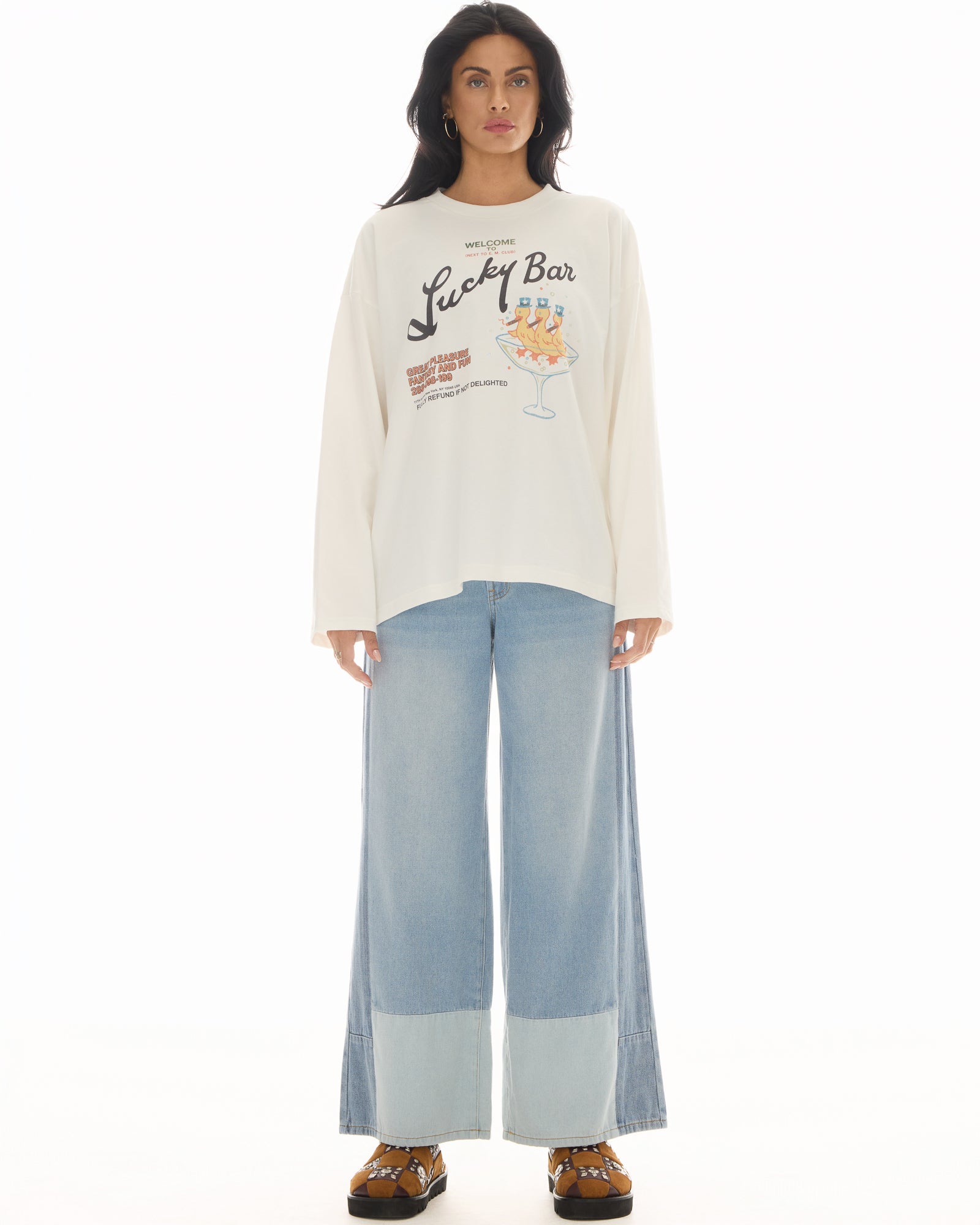 Lucky Bar Longsleeve Tee by THE TALES - side view