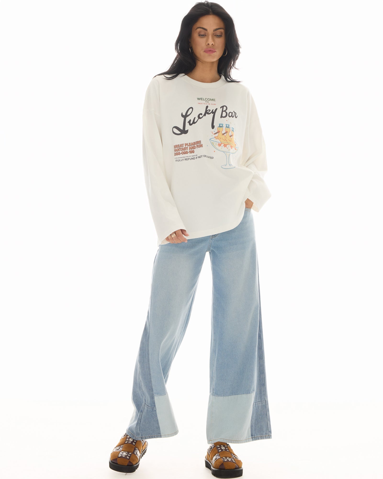 Lucky Bar Longsleeve Tee by THE TALES - back view