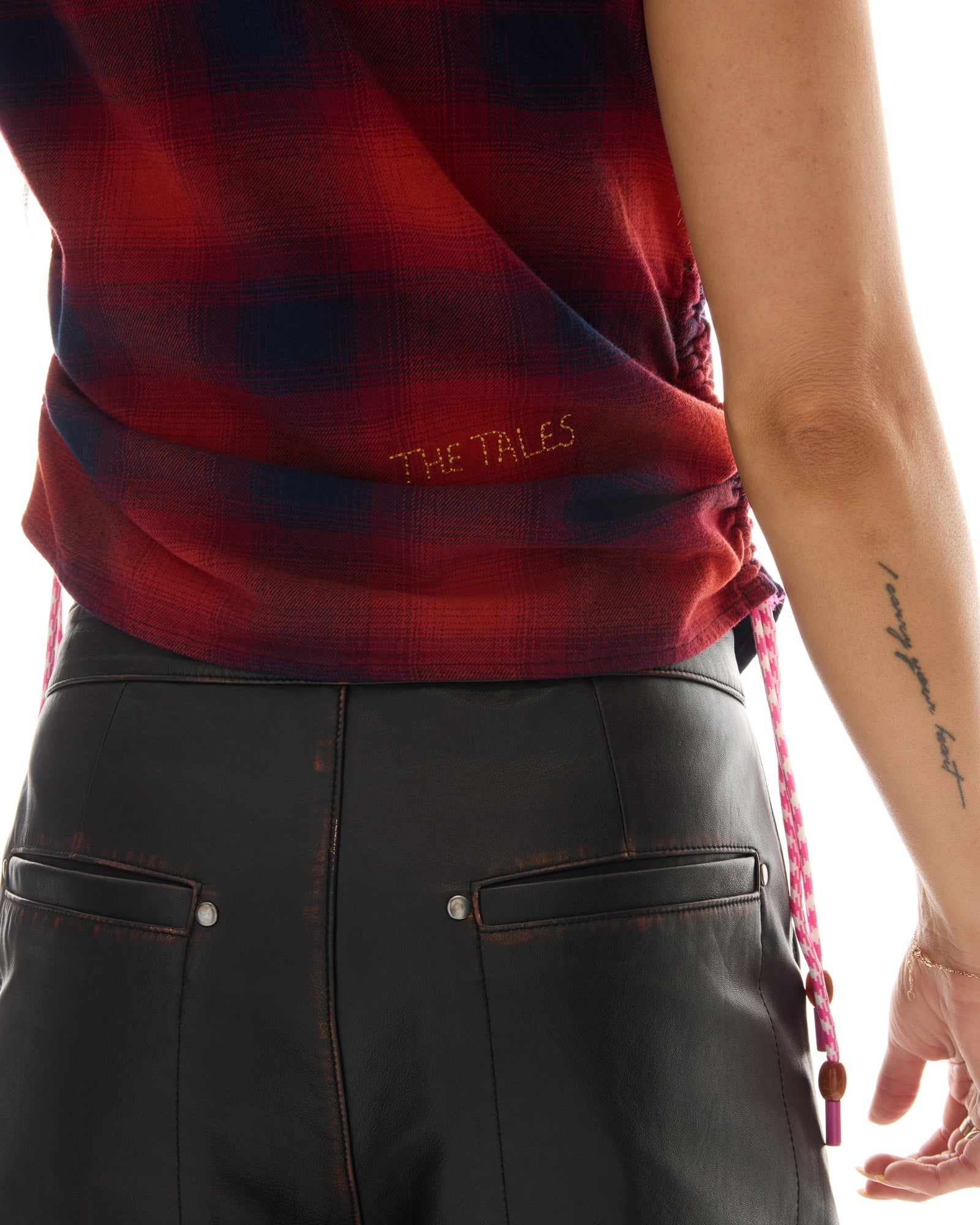 Ruched Western Sleeveless Shirt by THE TALES - product photo