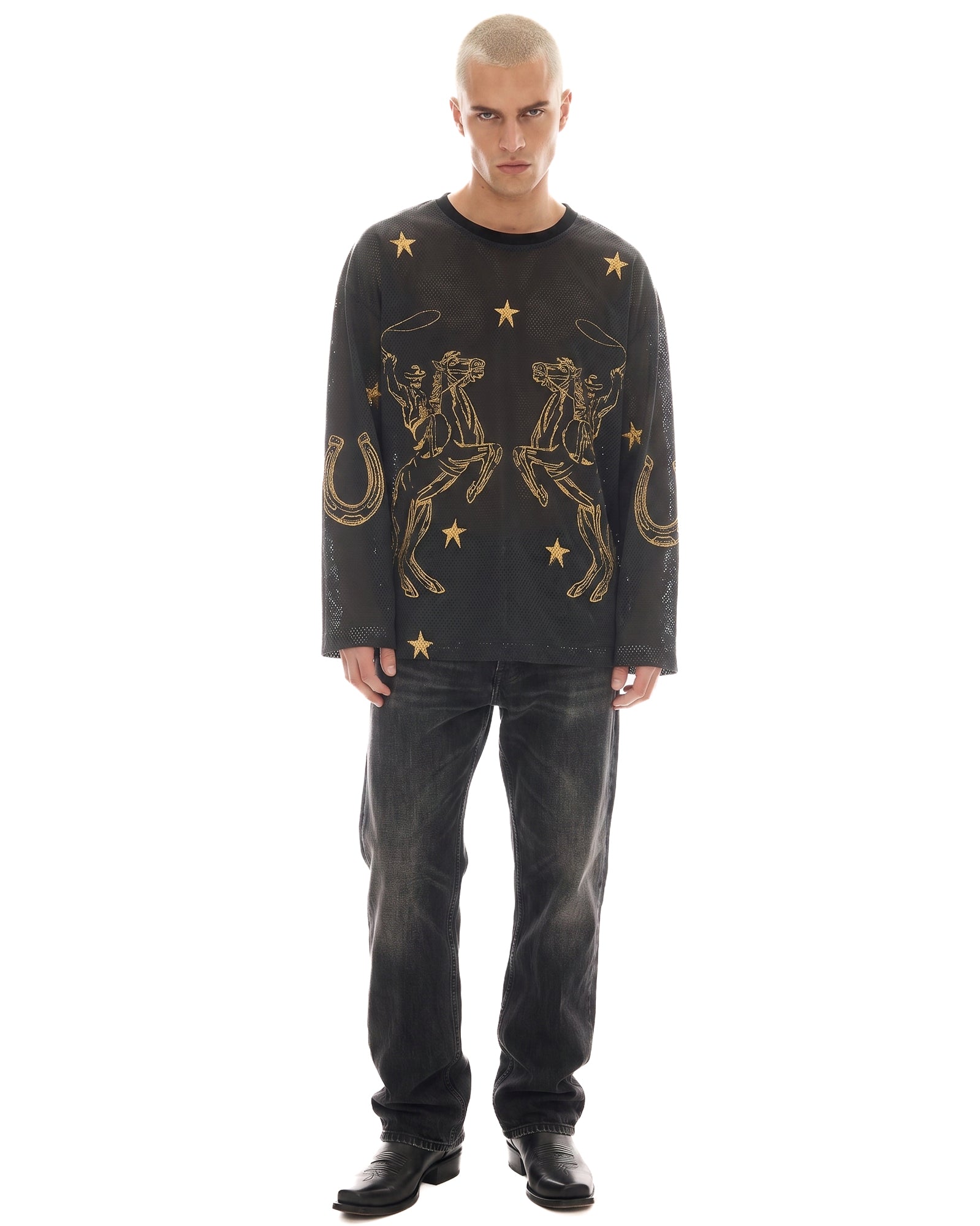 Cowboy Long Sleeve Football Jersey