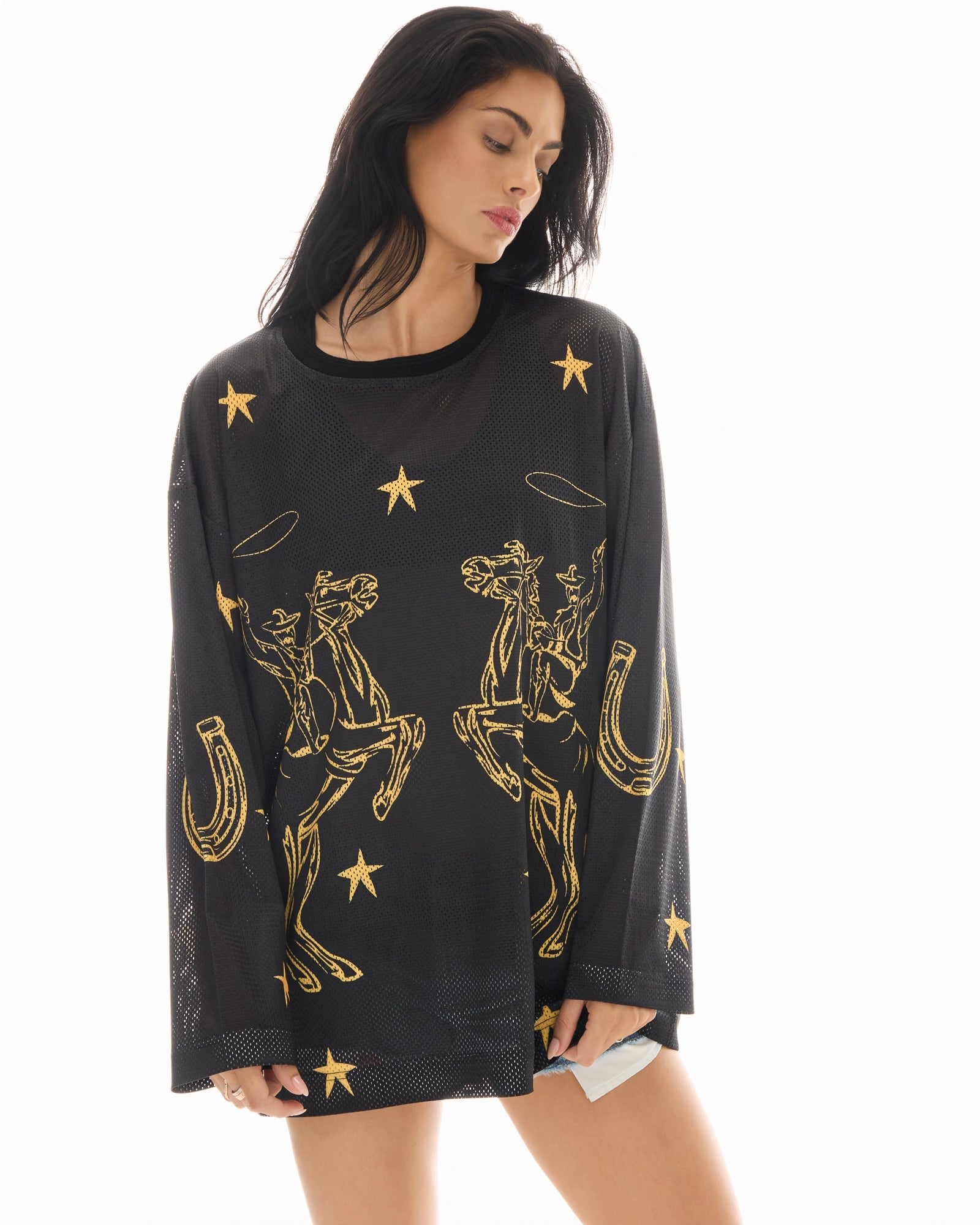 Cowboy Long Sleeve Football Jersey by THE TALES - product photo