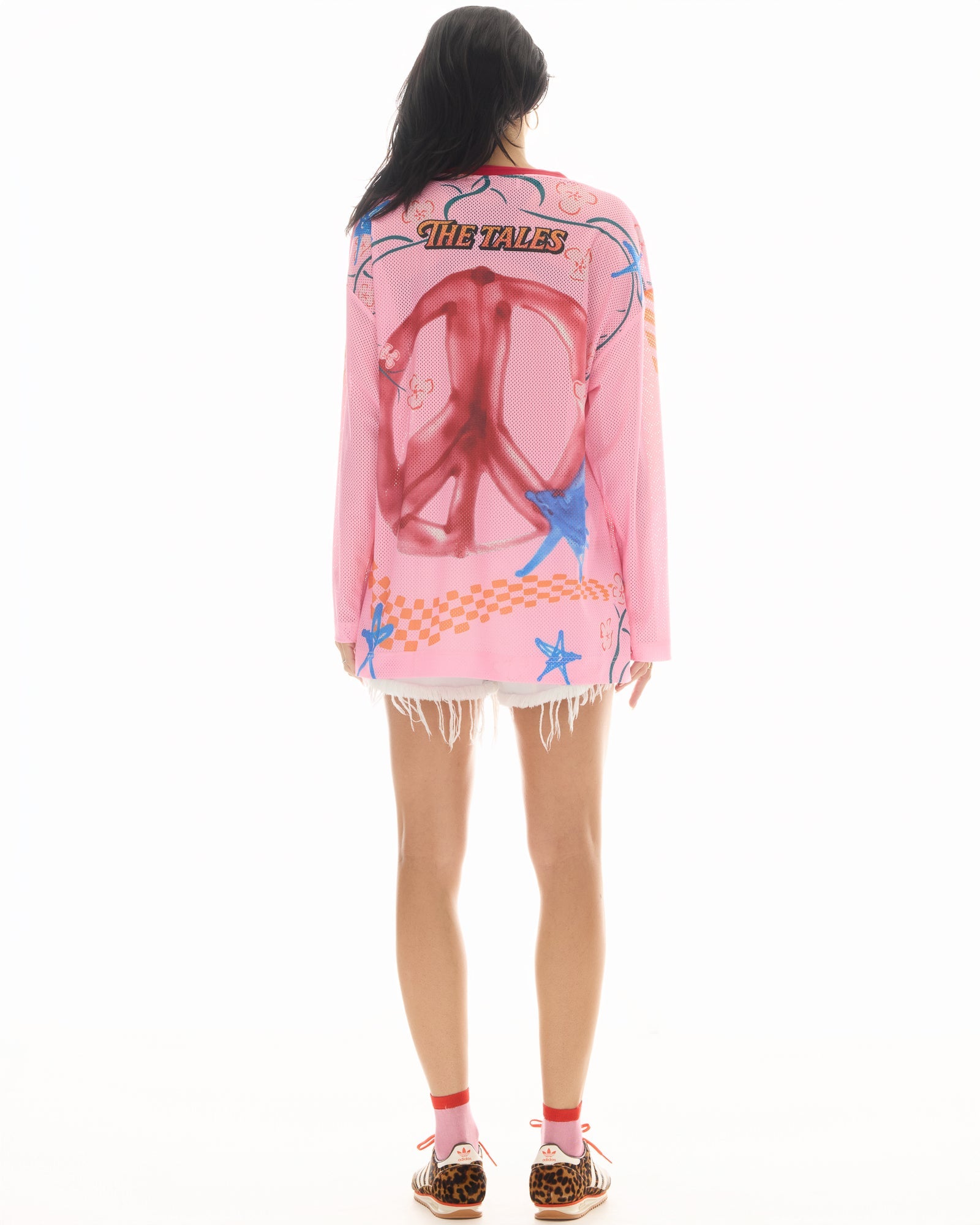 Peace Out Long Sleeve Football Jersey by THE TALES - product photo