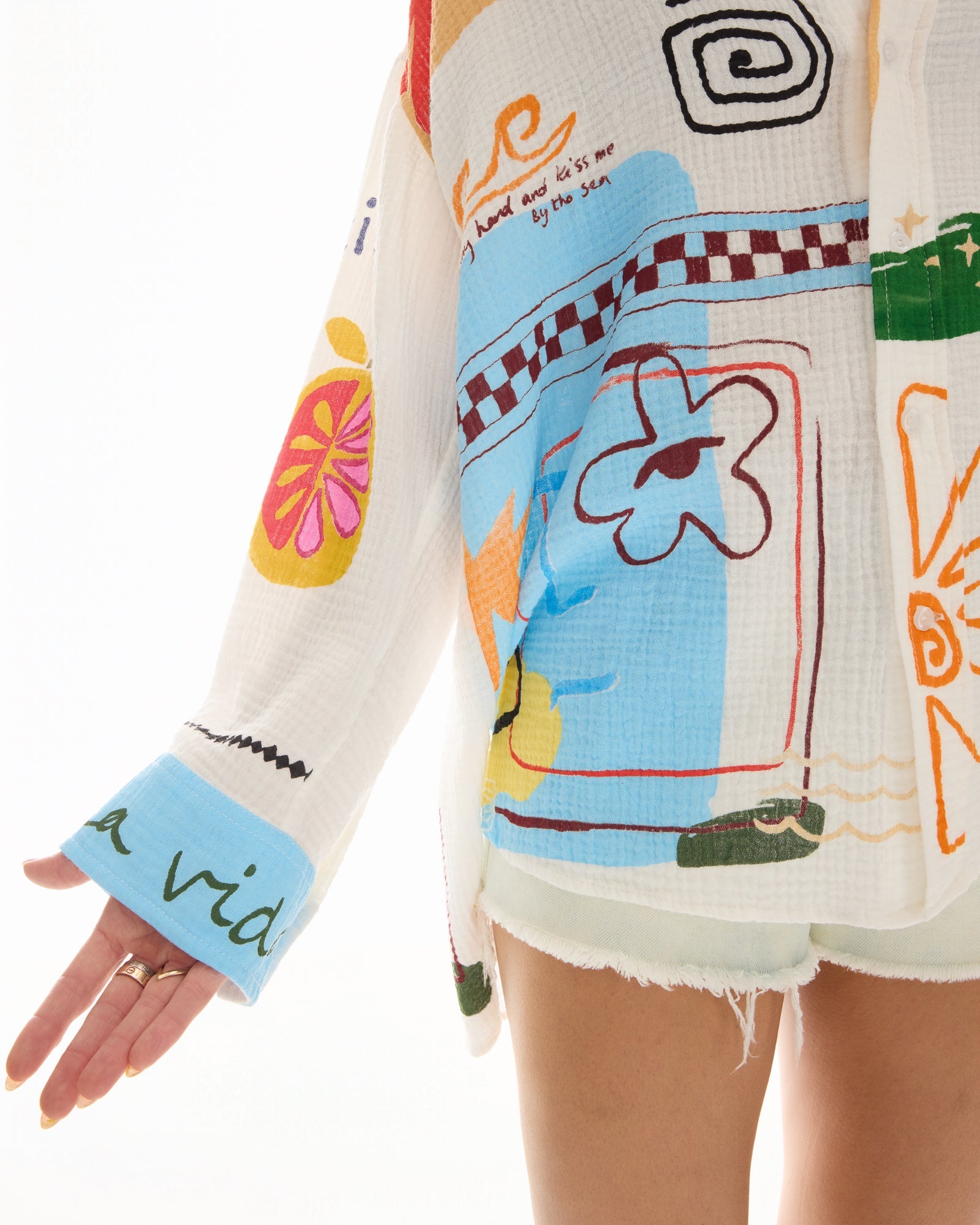 The Illustrated Postcards Shirt THE TALES