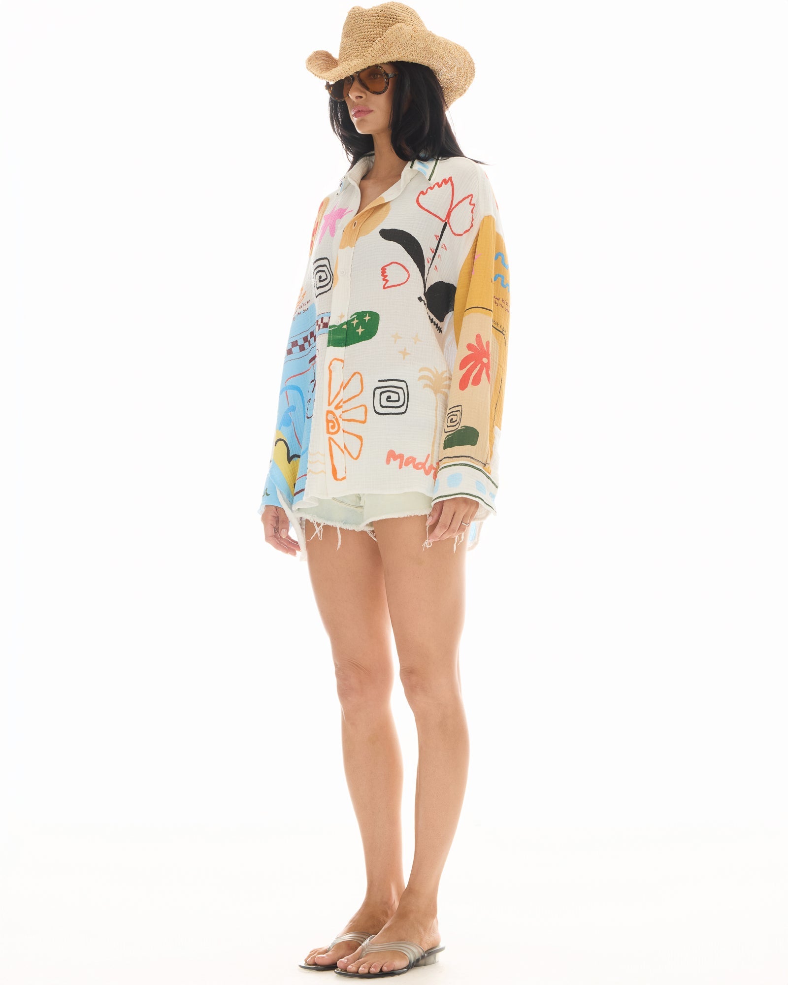 The Illustrated Postcards Shirt THE TALES
