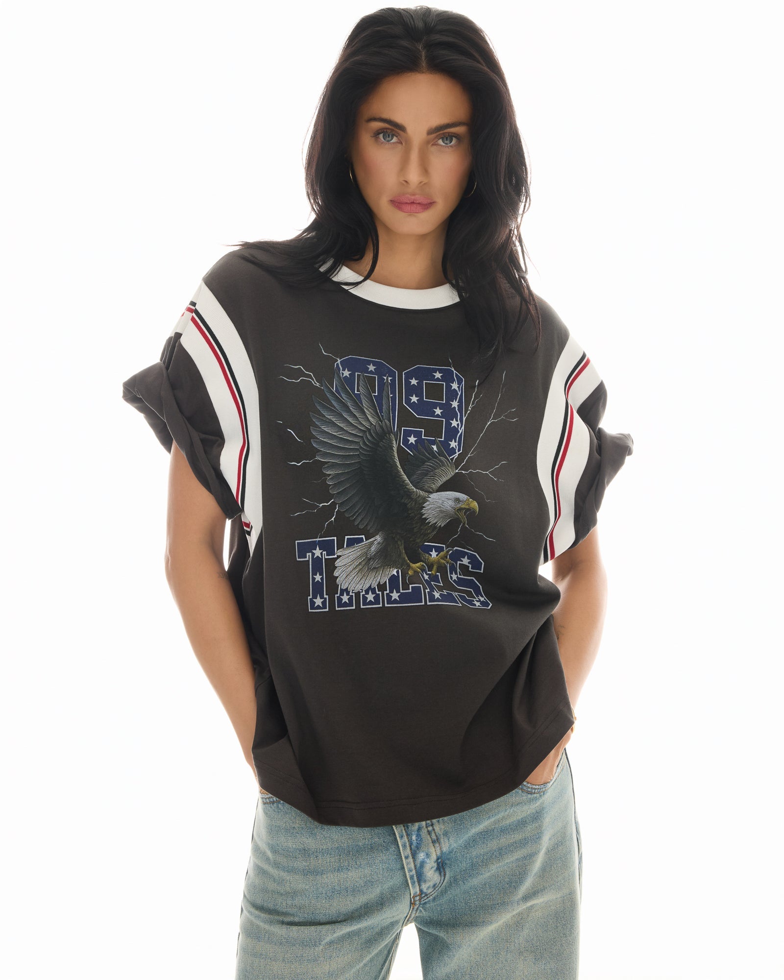 Exaggerated Eagle Sports Tee by THE TALES - product photo
