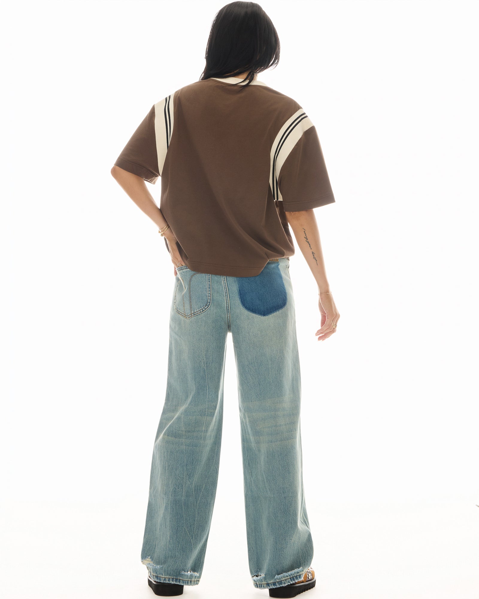 Exaggerated Sports Studded Tales Tee by THE TALES - product photo