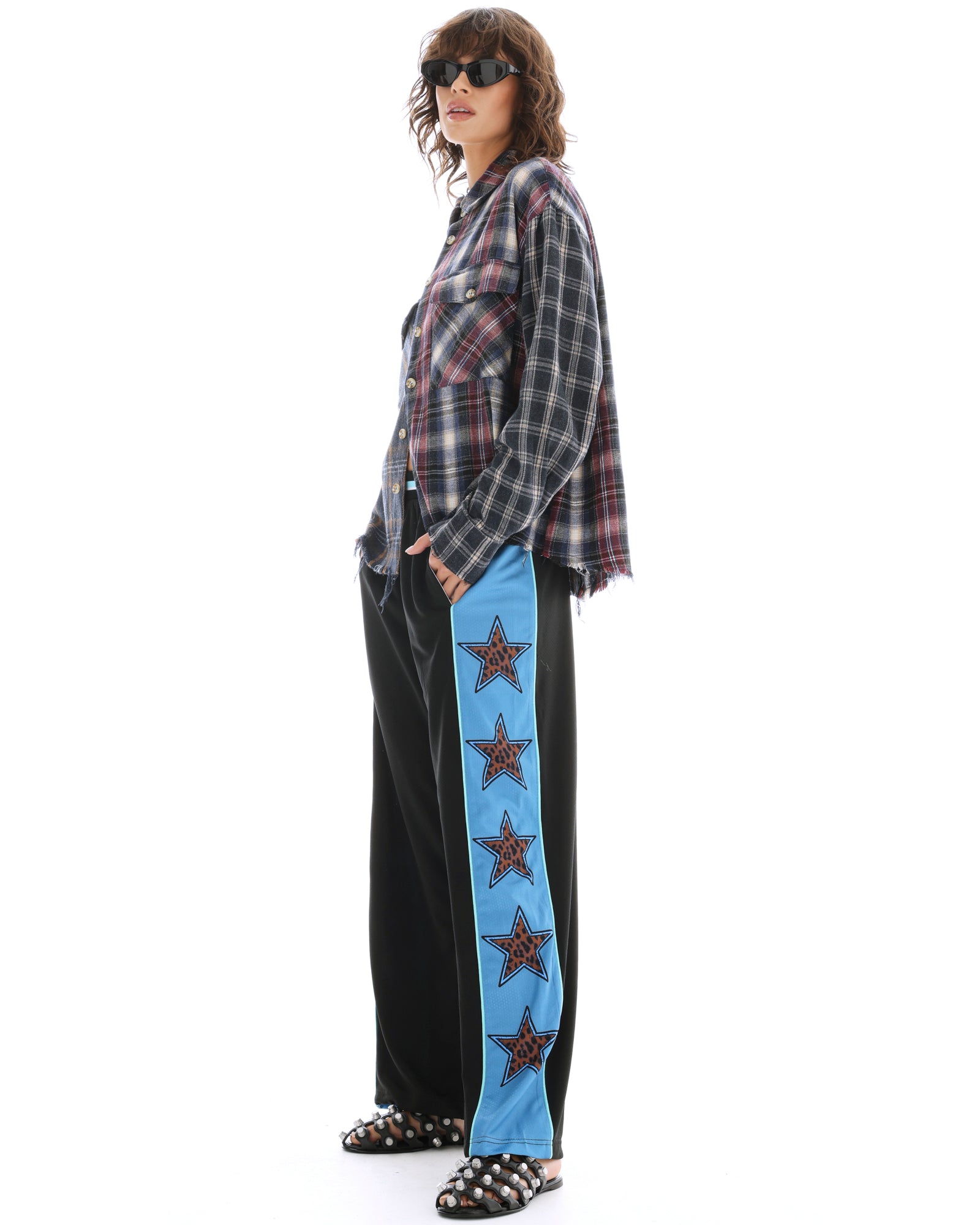 Tales Leopard Star Track Pants