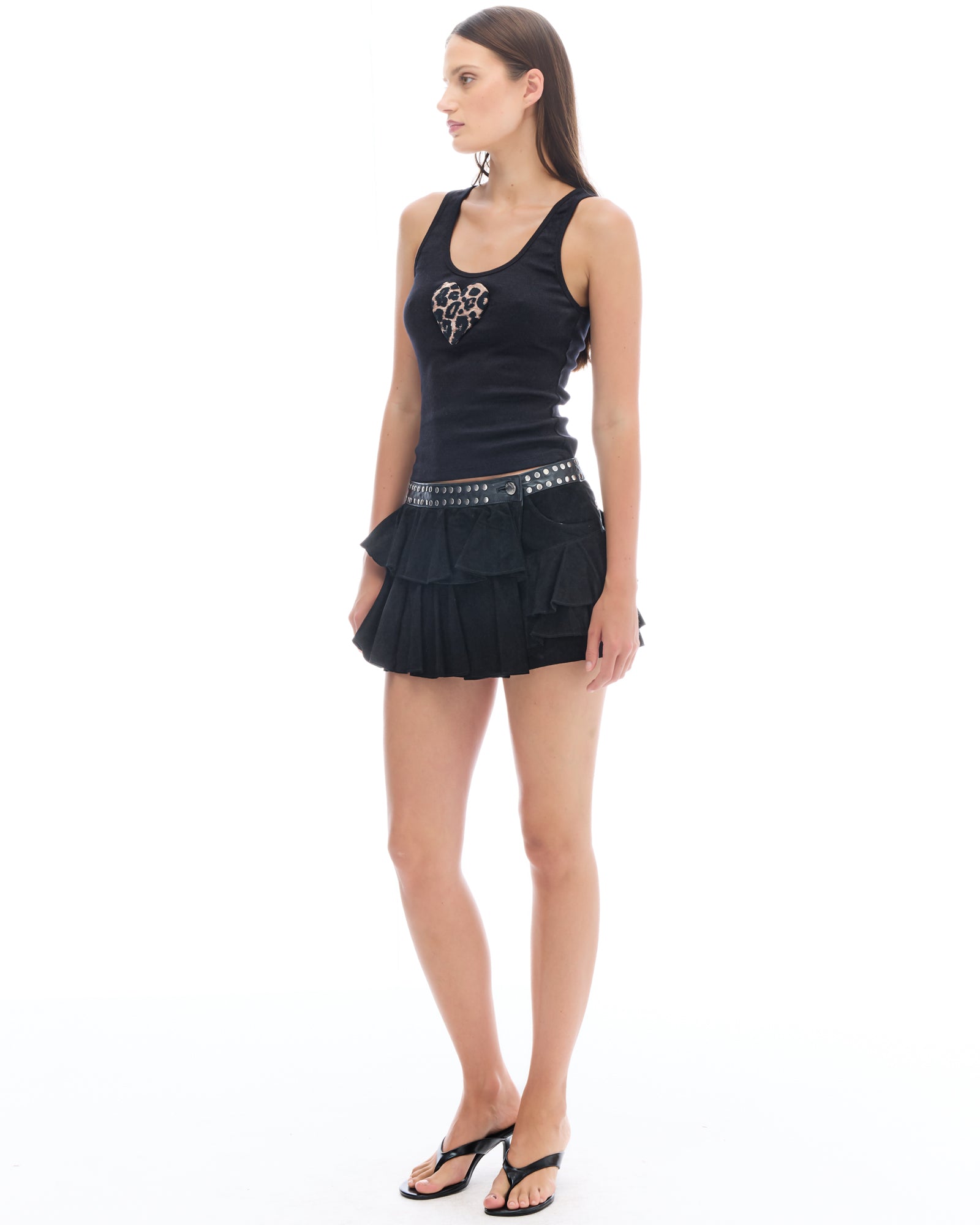 We Love 3D Animal Heart Singlet