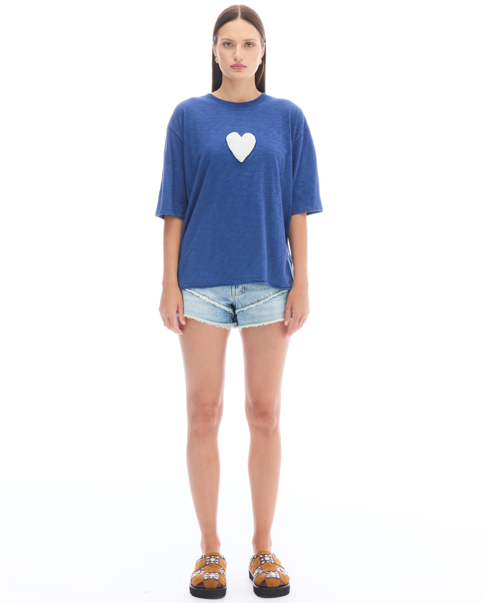 We Love Velvet Heart Street Tee by THE TALES - side view