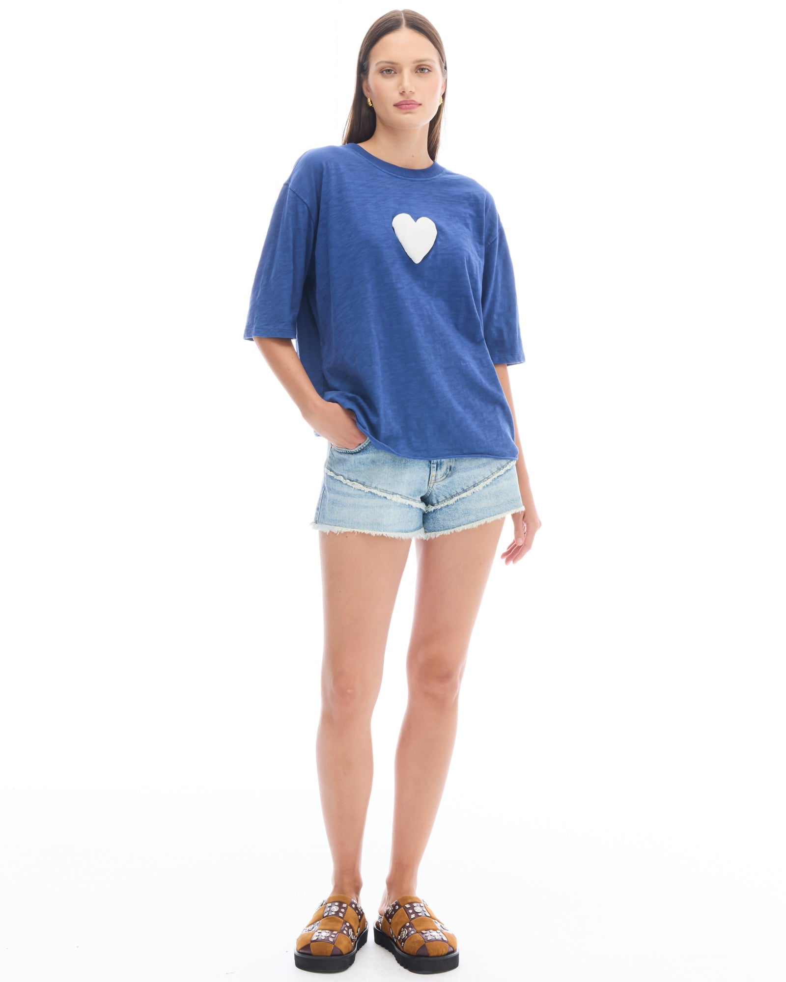 We Love Velvet Heart Street Tee by THE TALES - product photo