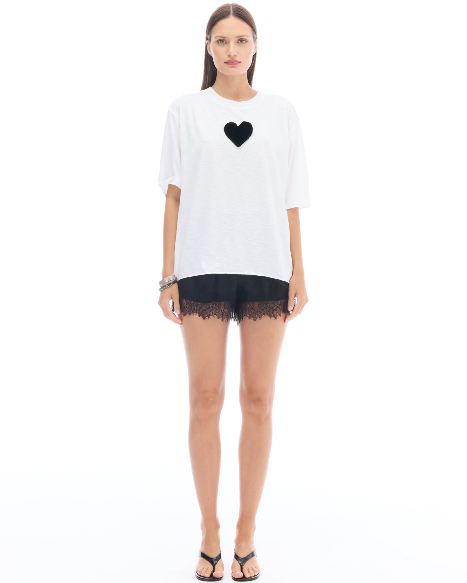 We Love Velvet Heart Street Tee by THE TALES - product photo