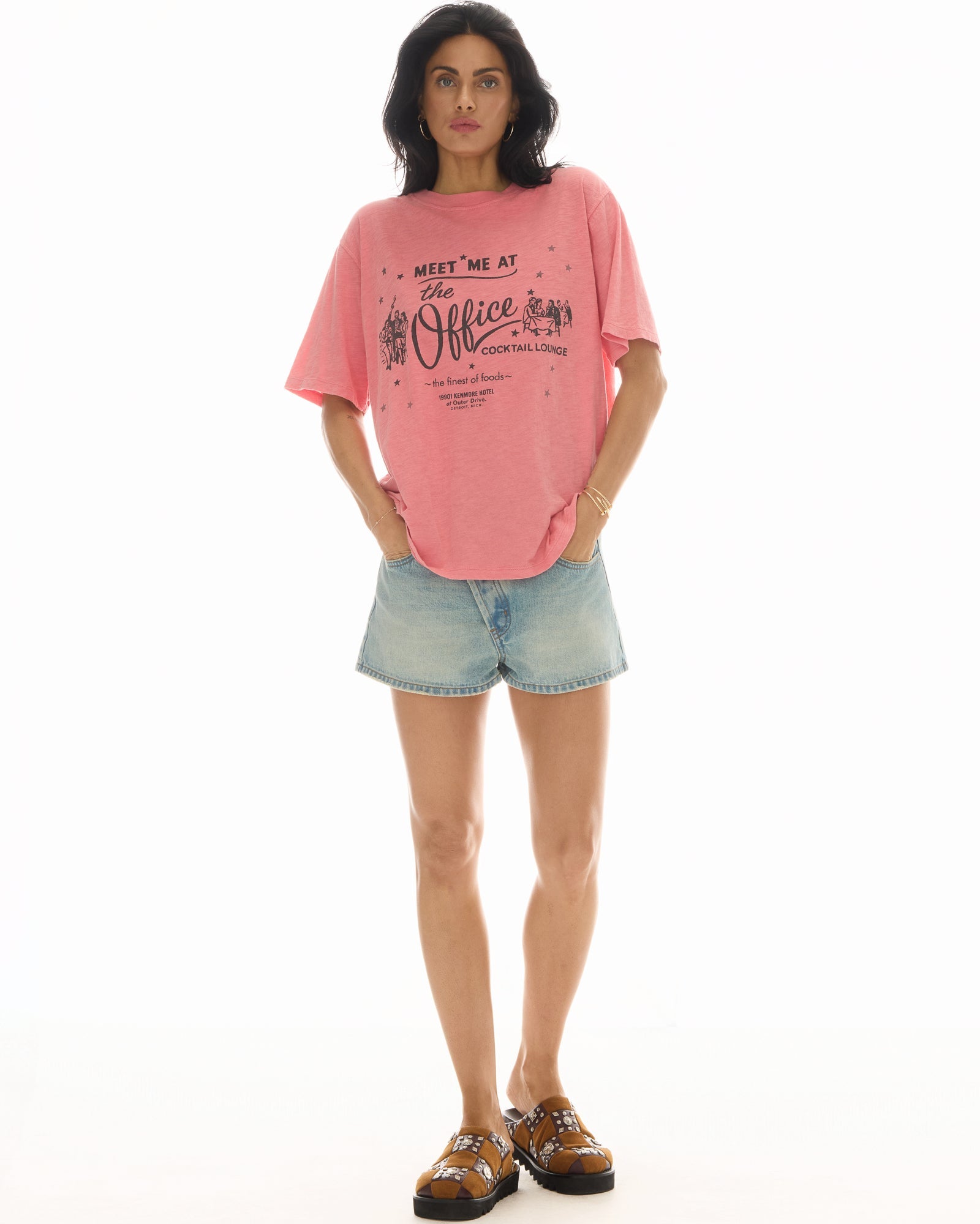 Meet Me At The Office Tee by THE TALES - side view