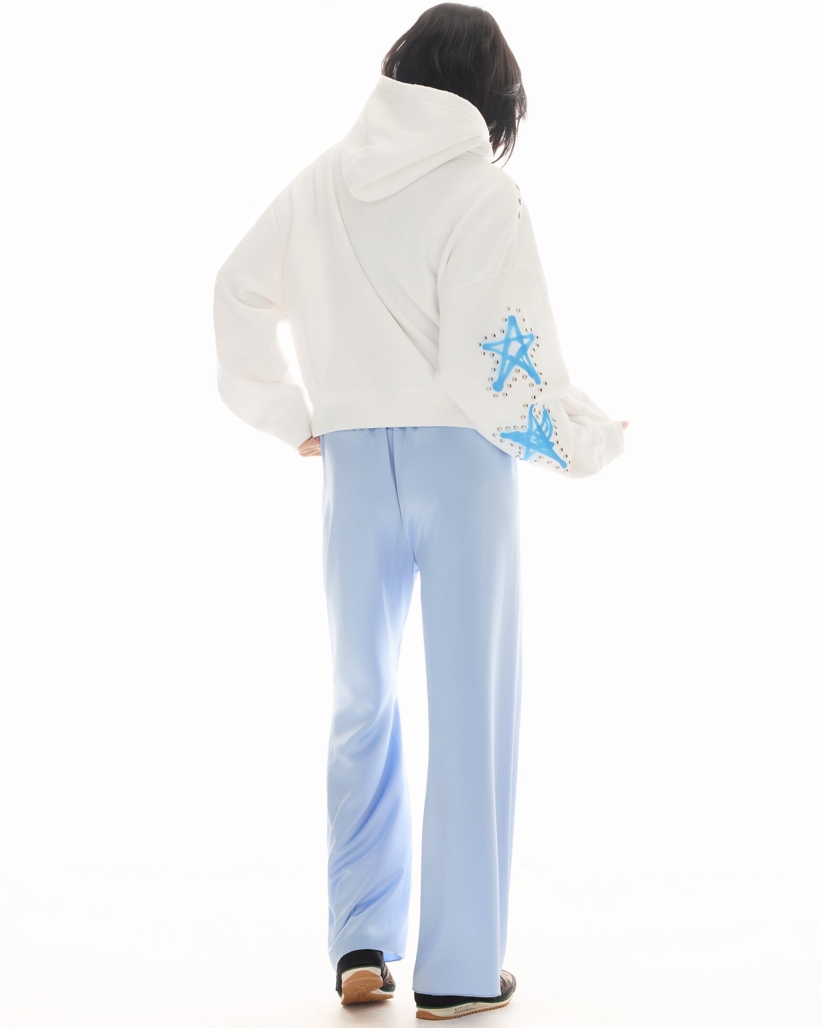 Tales Track Club Studded Hoodie by THE TALES - back view