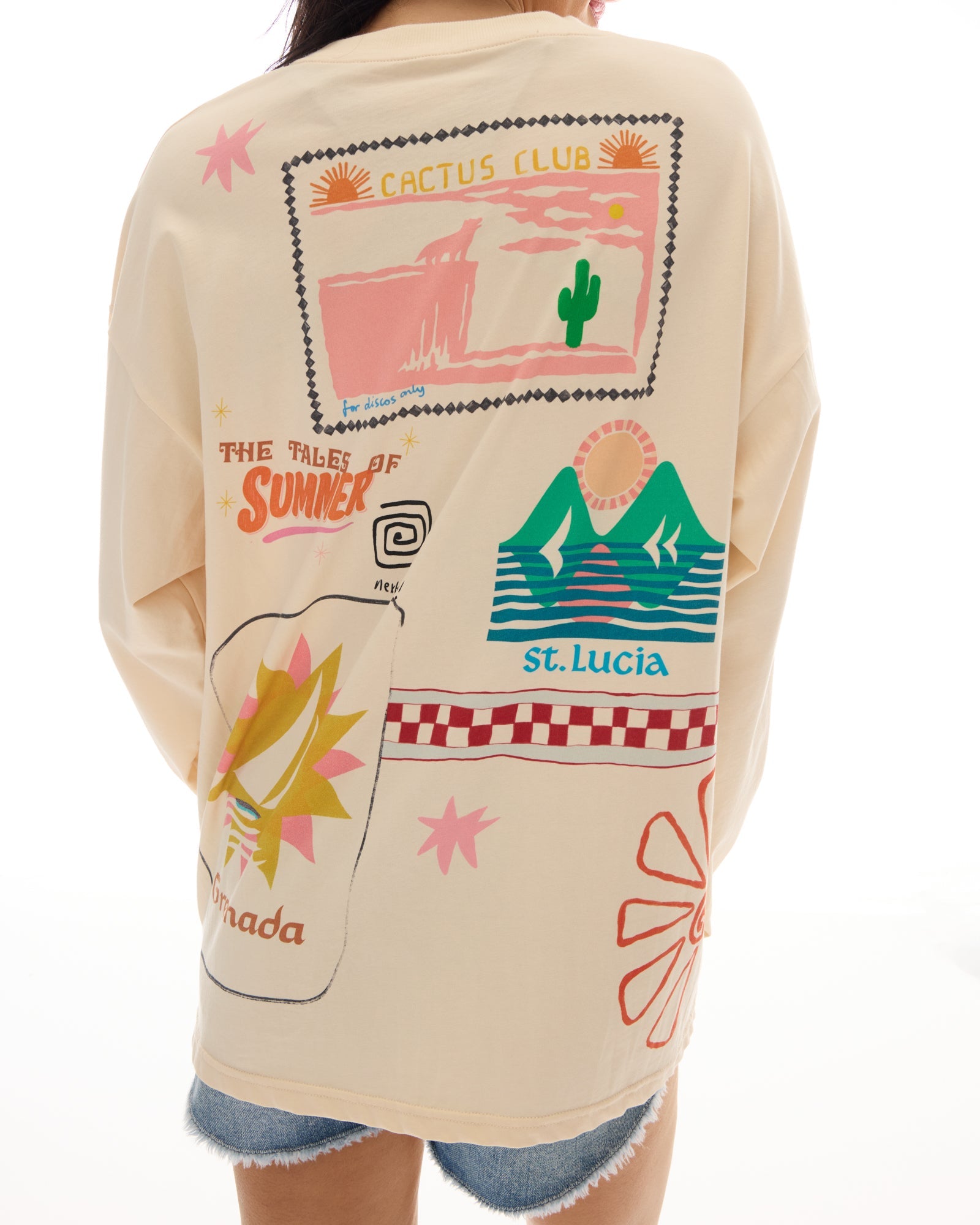 Postcards of Summer Long Sleeve Tee THE TALES